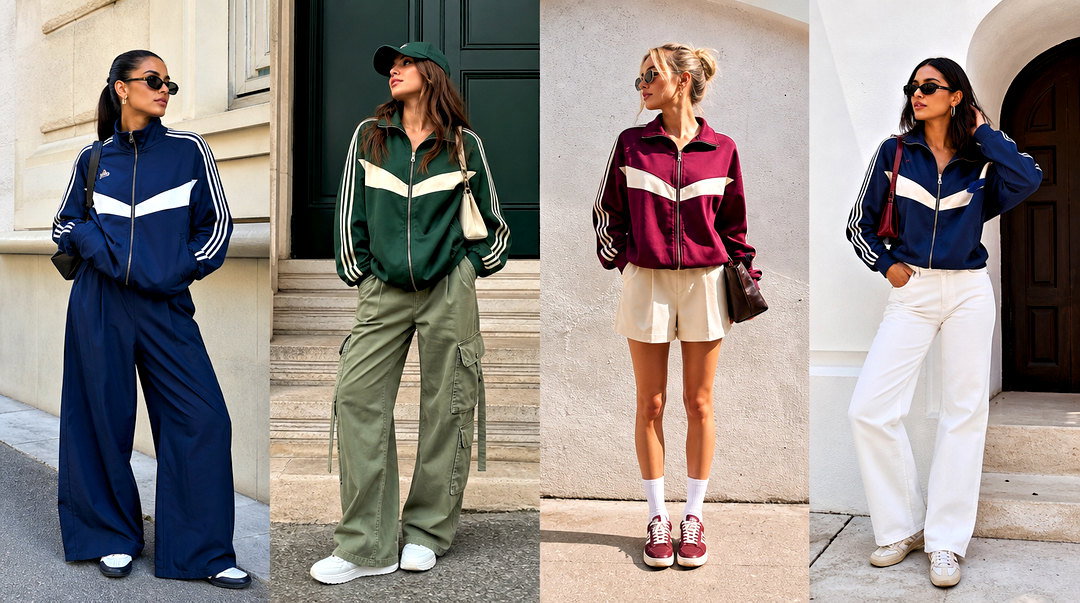 20 Vintage Tracksuit Top Outfit Ideas for Fresh Sporty Style