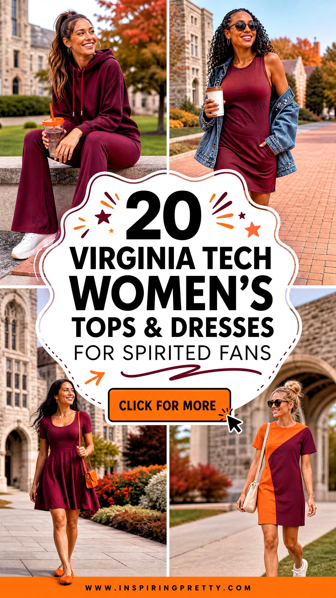20 Virginia Tech Womens Tops and Dresses for Spirited Fans - 20 Virginia Tech Women’s Tops & Dresses for Spirited Fans