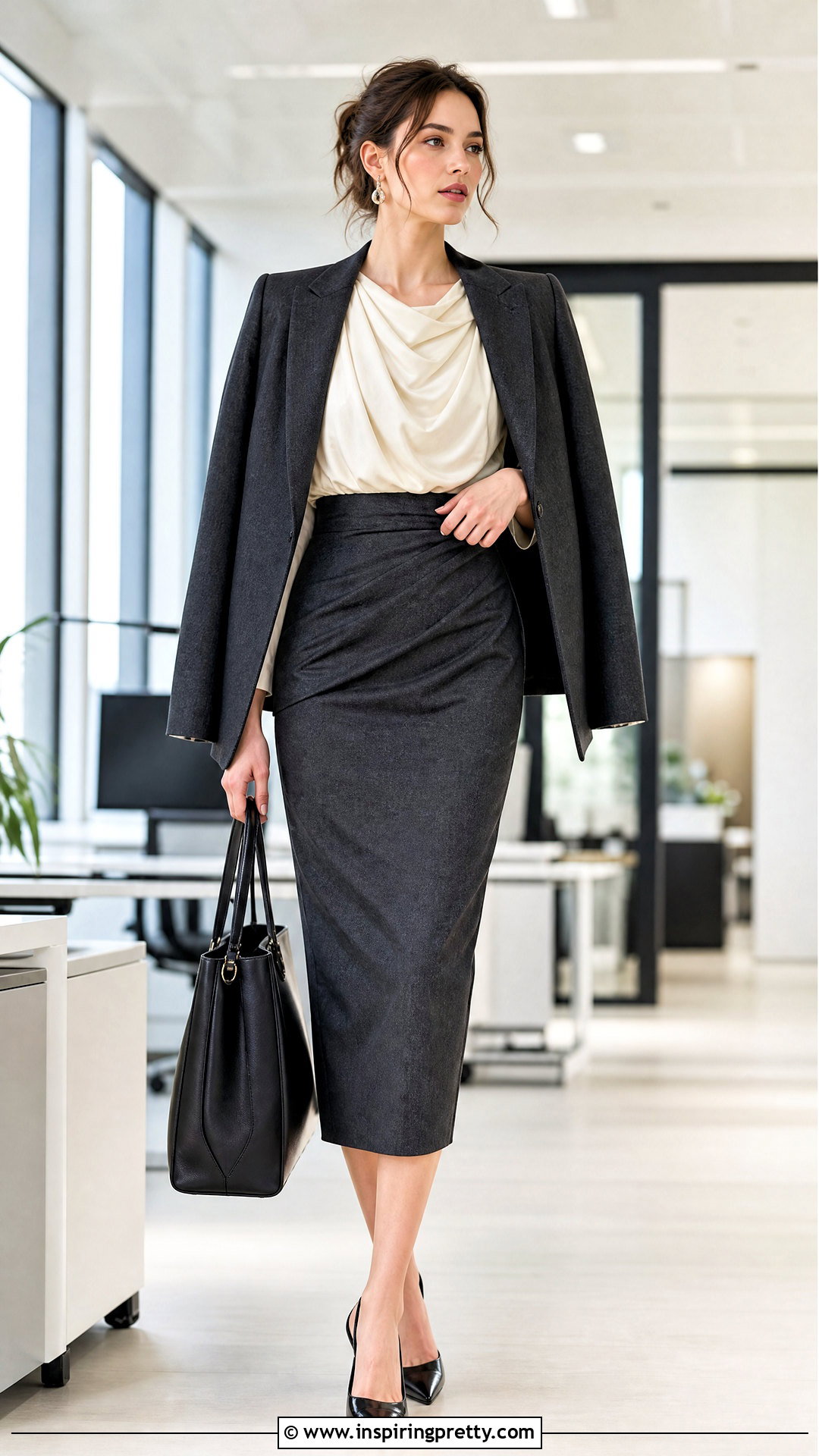Vivienne Westwood Draped Top With Pencil Skirt - 50 vivienne westwood top outfit ideas