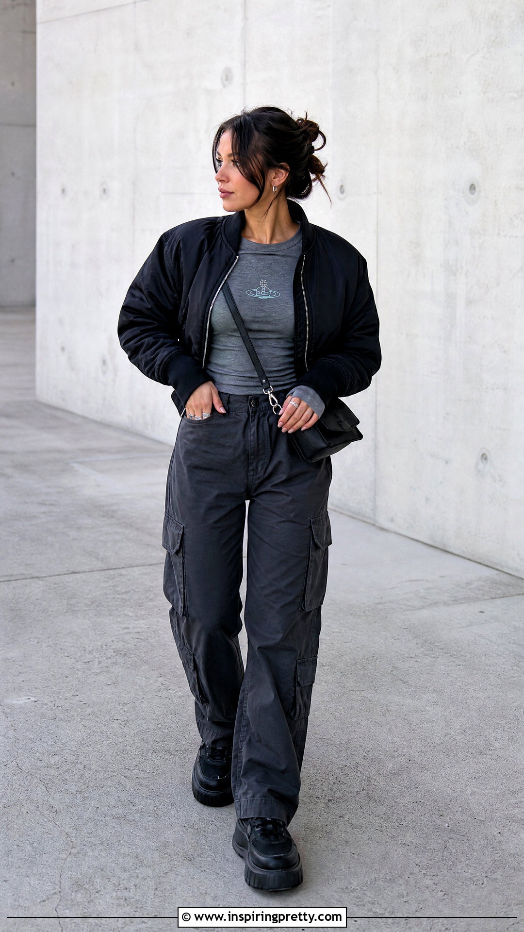 Vivienne Westwood Long Sleeve Top With Cargo Pants - 50 vivienne westwood top outfit ideas