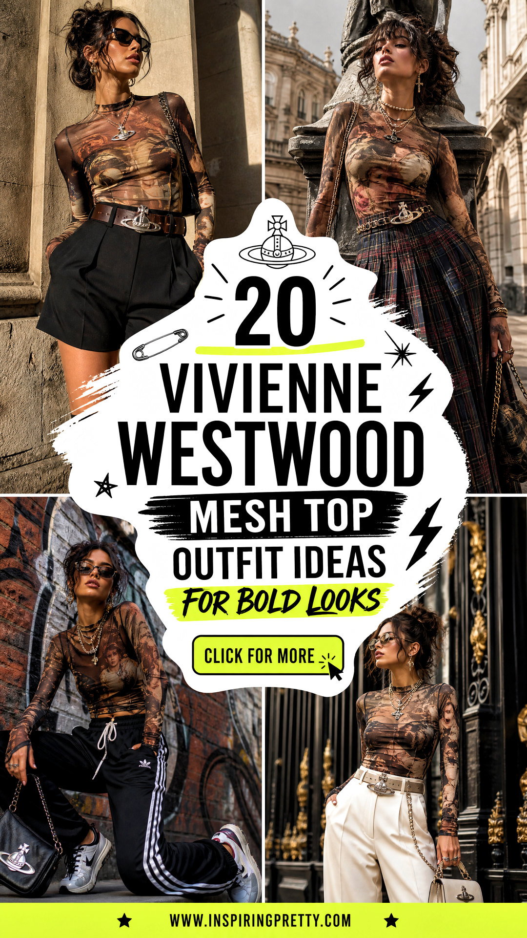20 Vivienne Westwood Mesh Top Outfit Ideas for Bold Looks - 20 Vivienne Westwood Mesh Top Outfit Ideas for Bold Looks