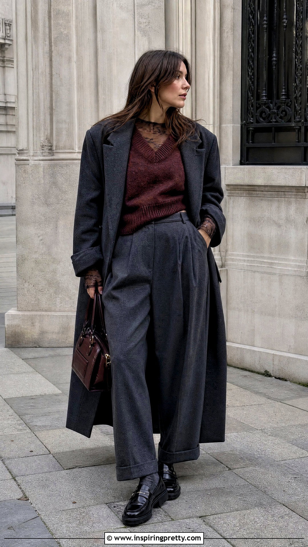 Vivienne Westwood Mesh Top Under A Knit Vest - 20 vivienne westwood mesh top outfit ideas