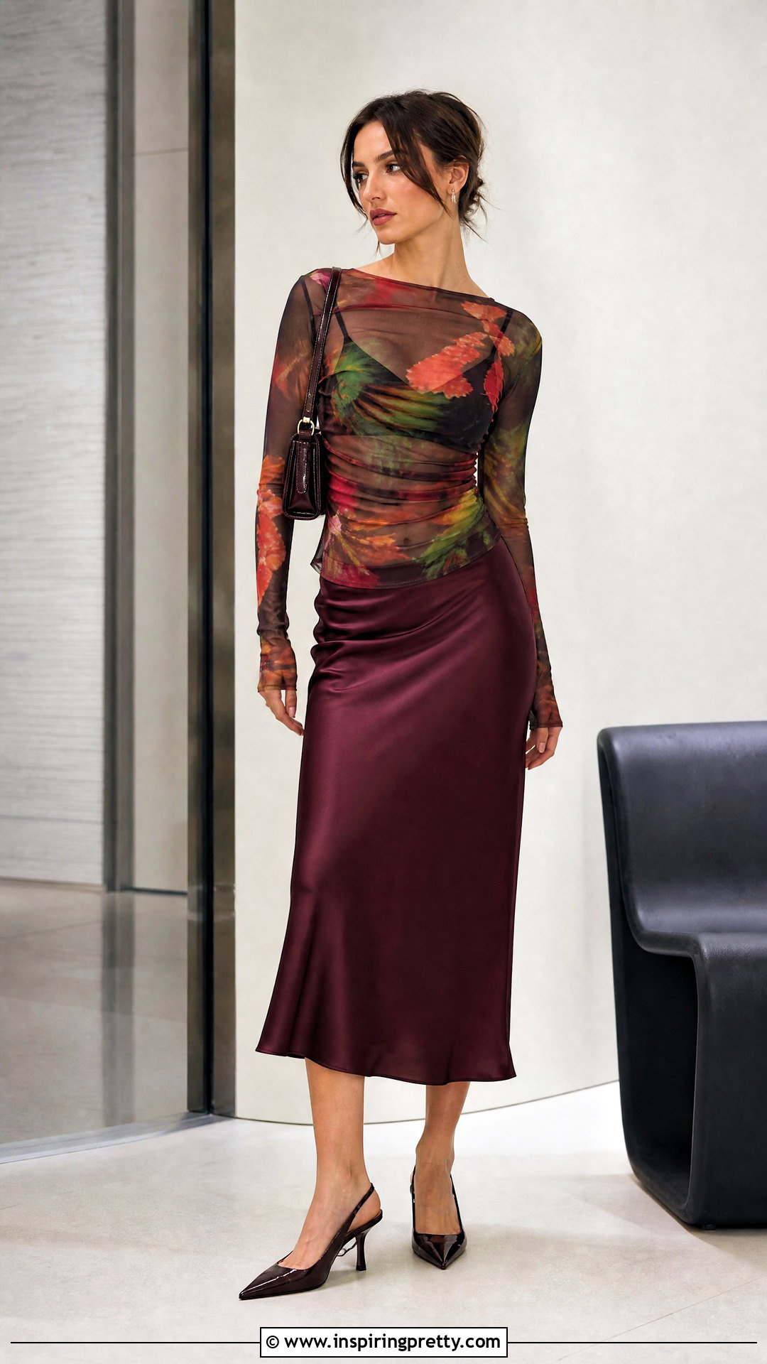 Vivienne Westwood Mesh Top With Satin Midi Skirt - 20 vivienne westwood mesh top outfit ideas