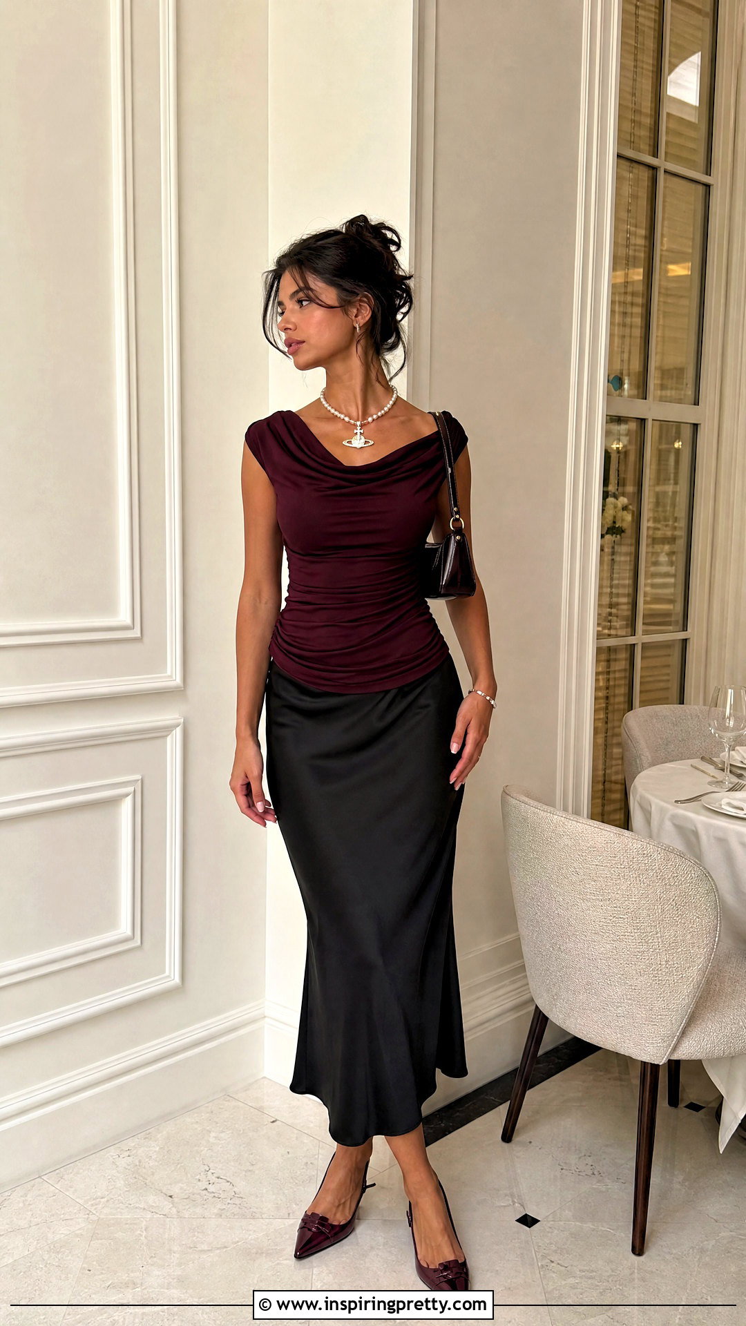 Vivienne Westwood Ruched Top With Midi Skirt - 50 vivienne westwood top outfit ideas