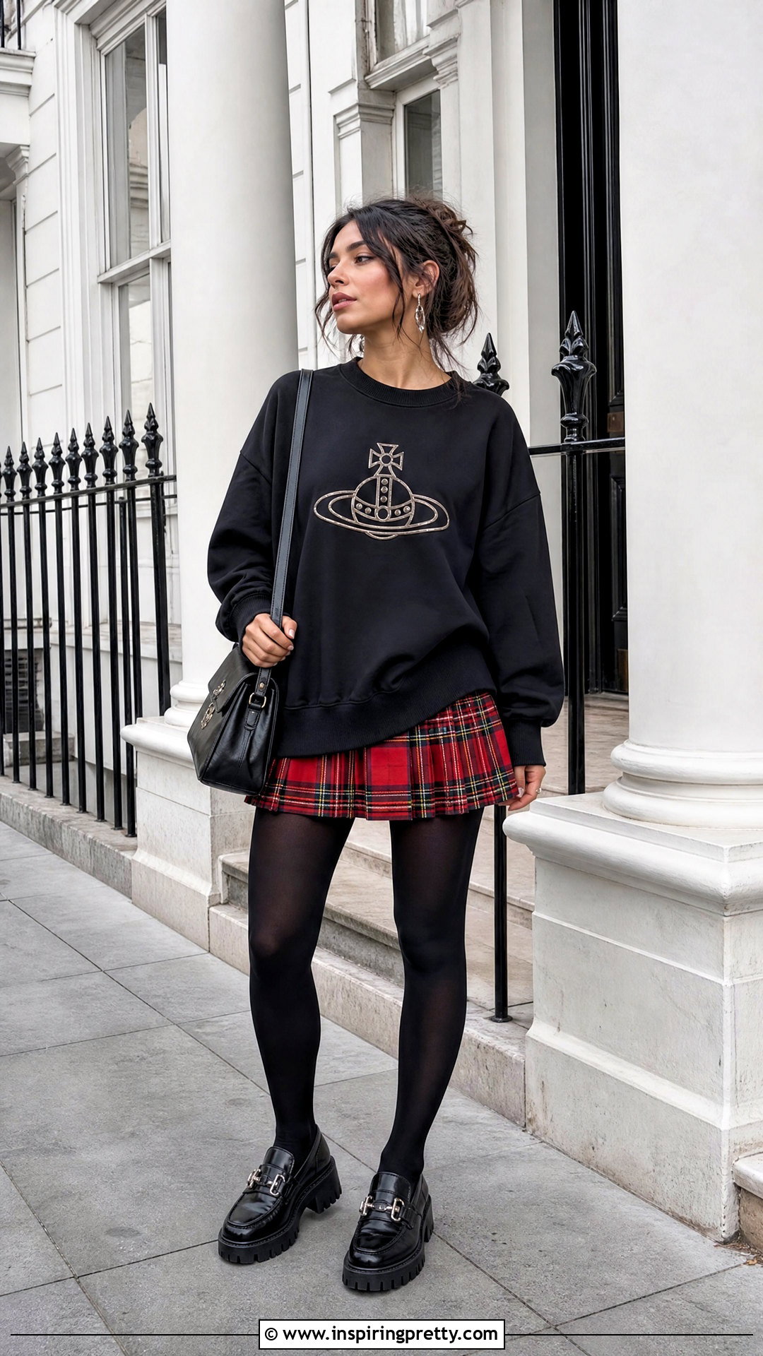 Vivienne Westwood Sweatshirt With Mini Skirt - 50 vivienne westwood top outfit ideas