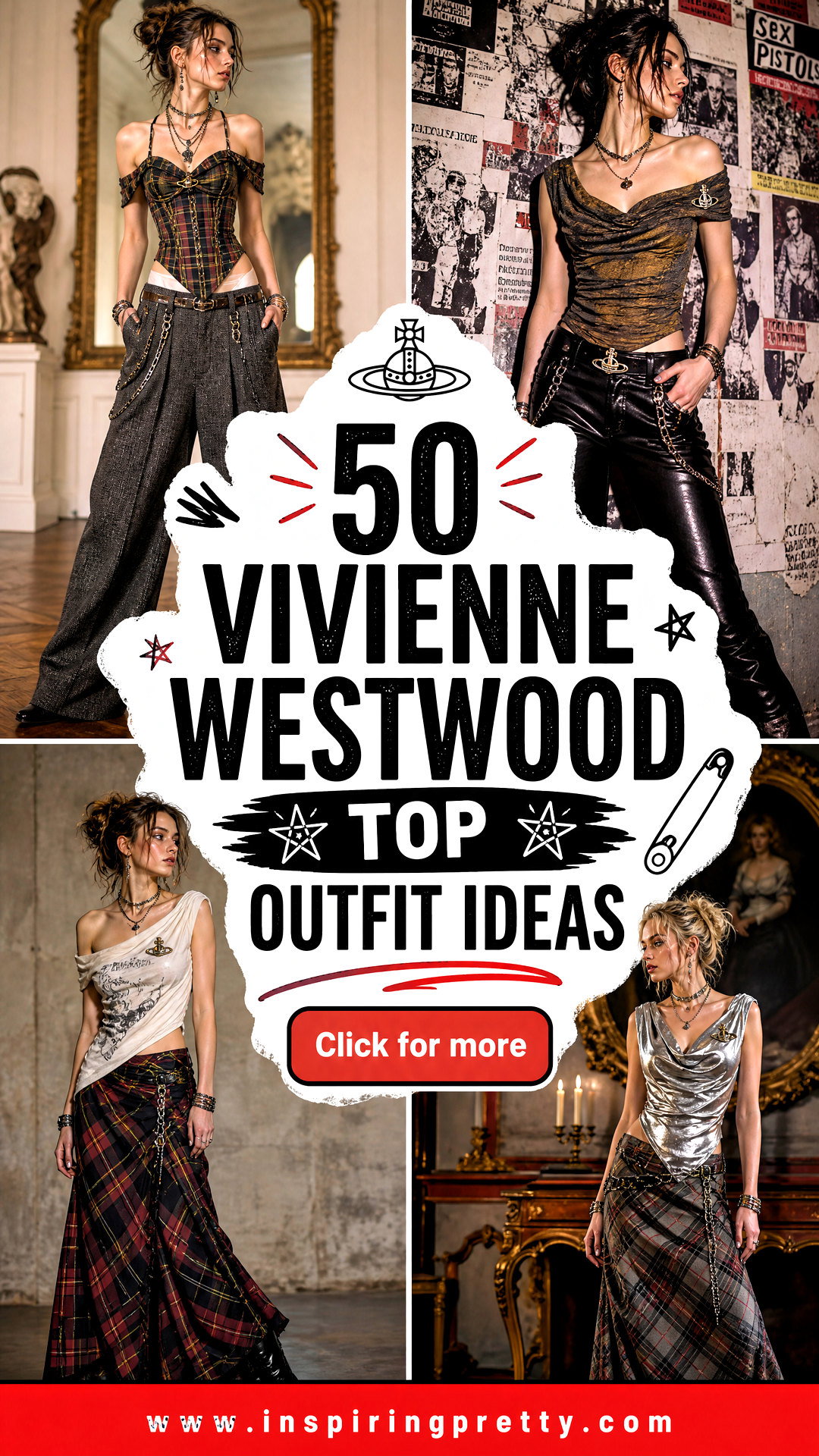 50 Vivienne Westwood Top Outfit Ideas for Iconic Punk Style - 50 Vivienne Westwood Top Outfit Ideas for Iconic Punk Style