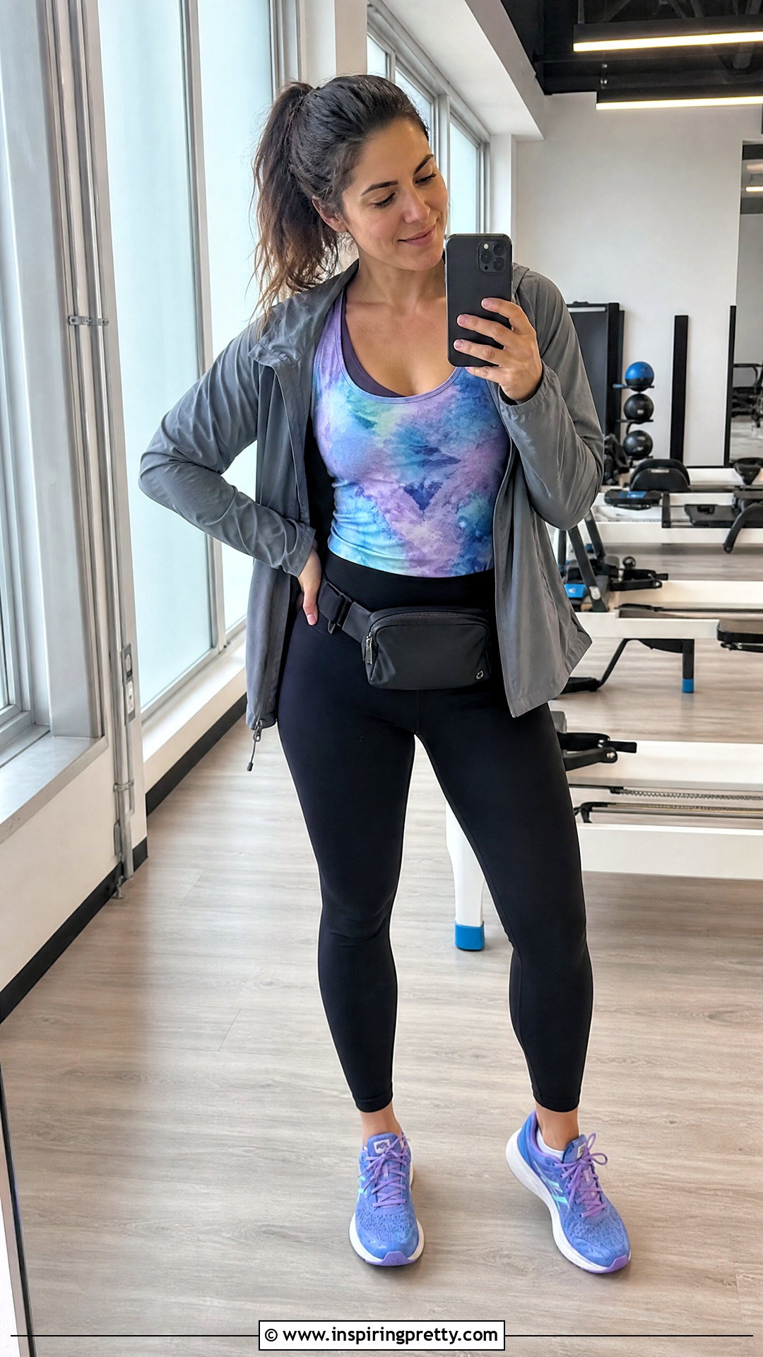 Watercolor Racerback Tank Top With Leggings - 20 watercolor tank tops for women