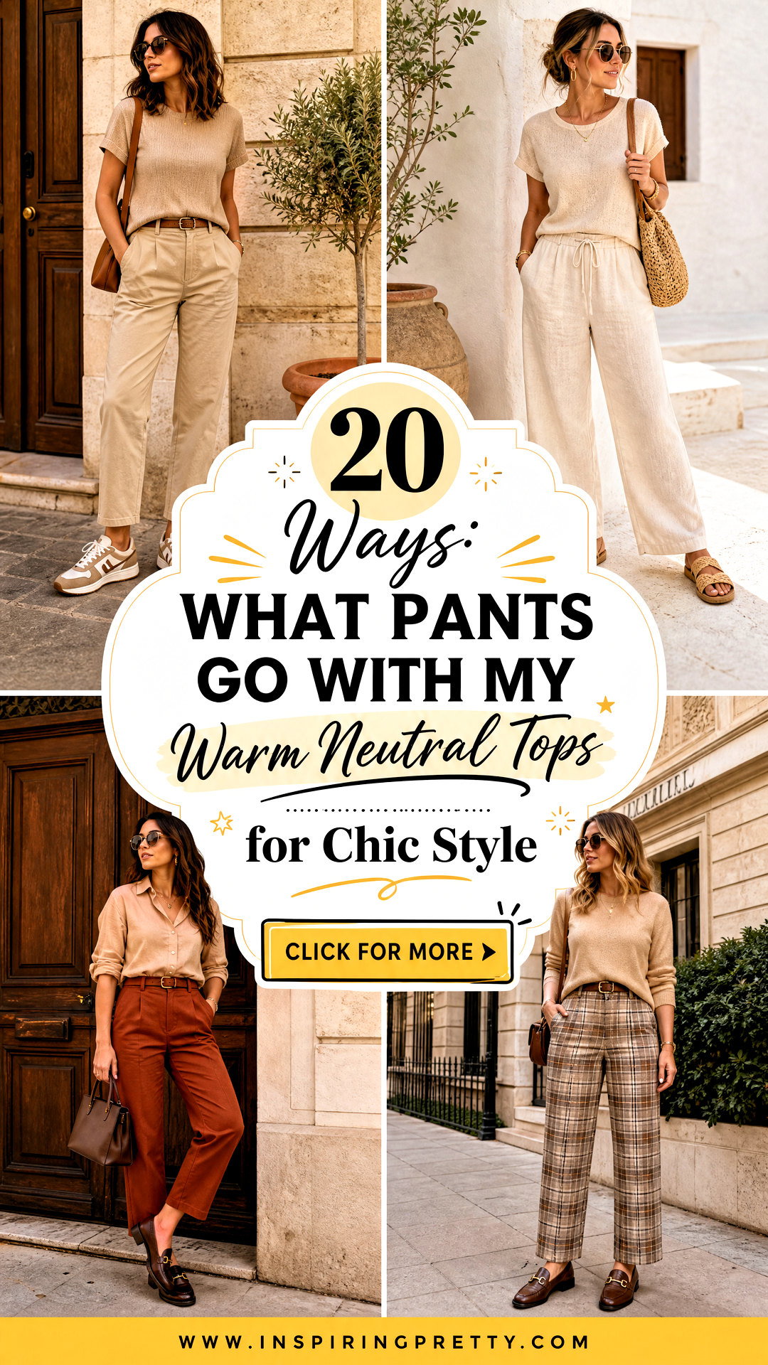 20 Ways What Pants Go With My Warm Neutral Tops for Chic Style - 20 Ways: What Pants Go With My Warm Neutral Tops for Chic Style