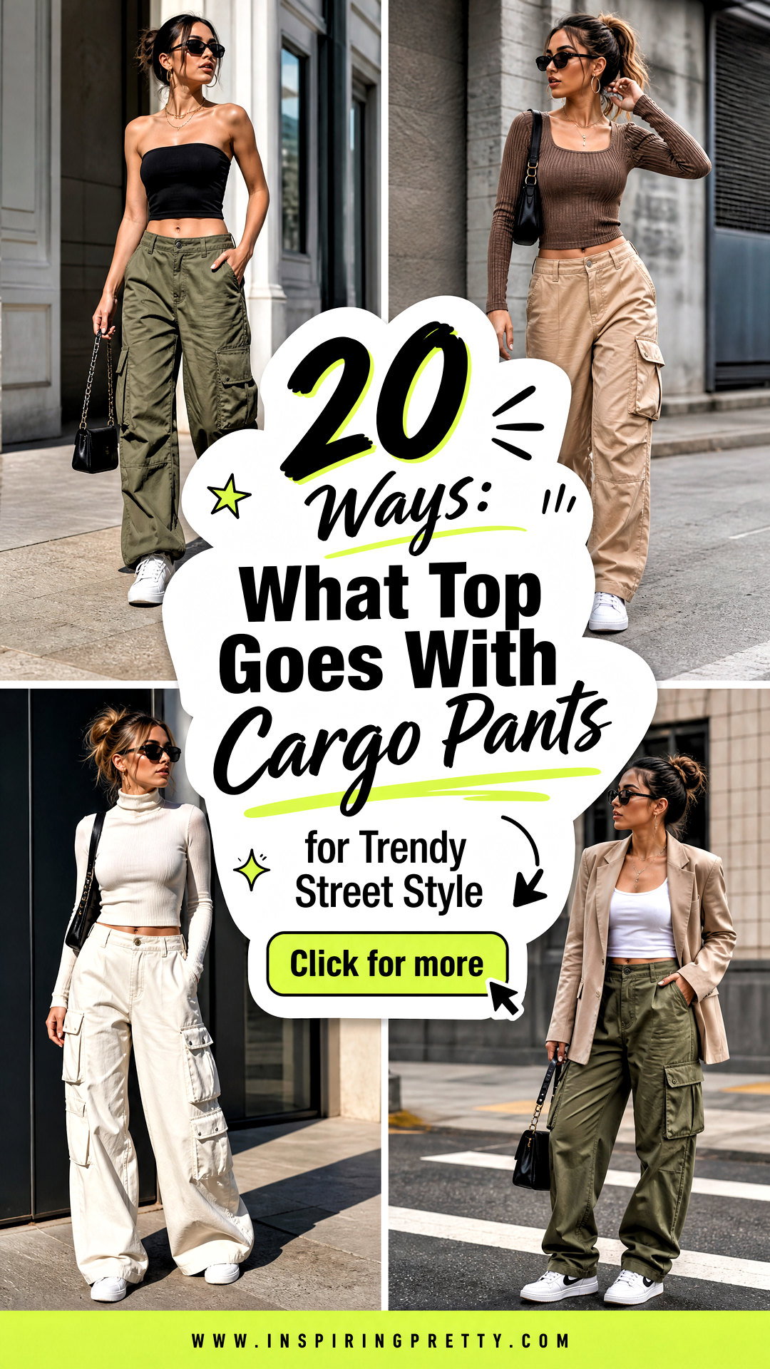 20 Ways What Top Goes With Cargo Pants for Trendy Street Style - 20 Ways: What Top Goes With Cargo Pants for Trendy Street Style