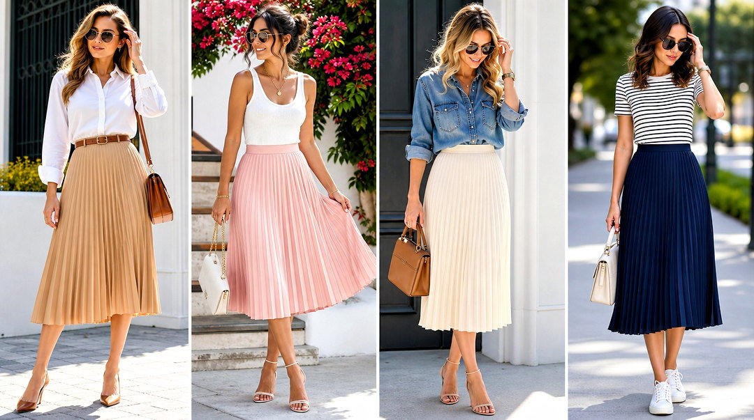 20 Ways: What Top Goes With Pleated Skirt for Elegant Outfits