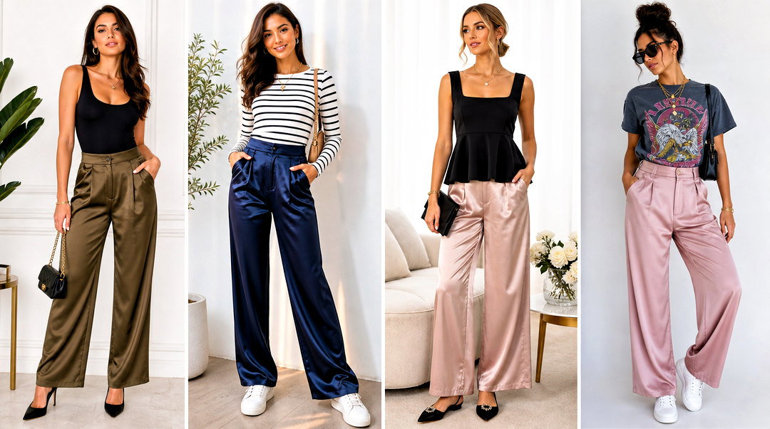 20 Ways What Top to Wear With Satin Pants for Elevated Style