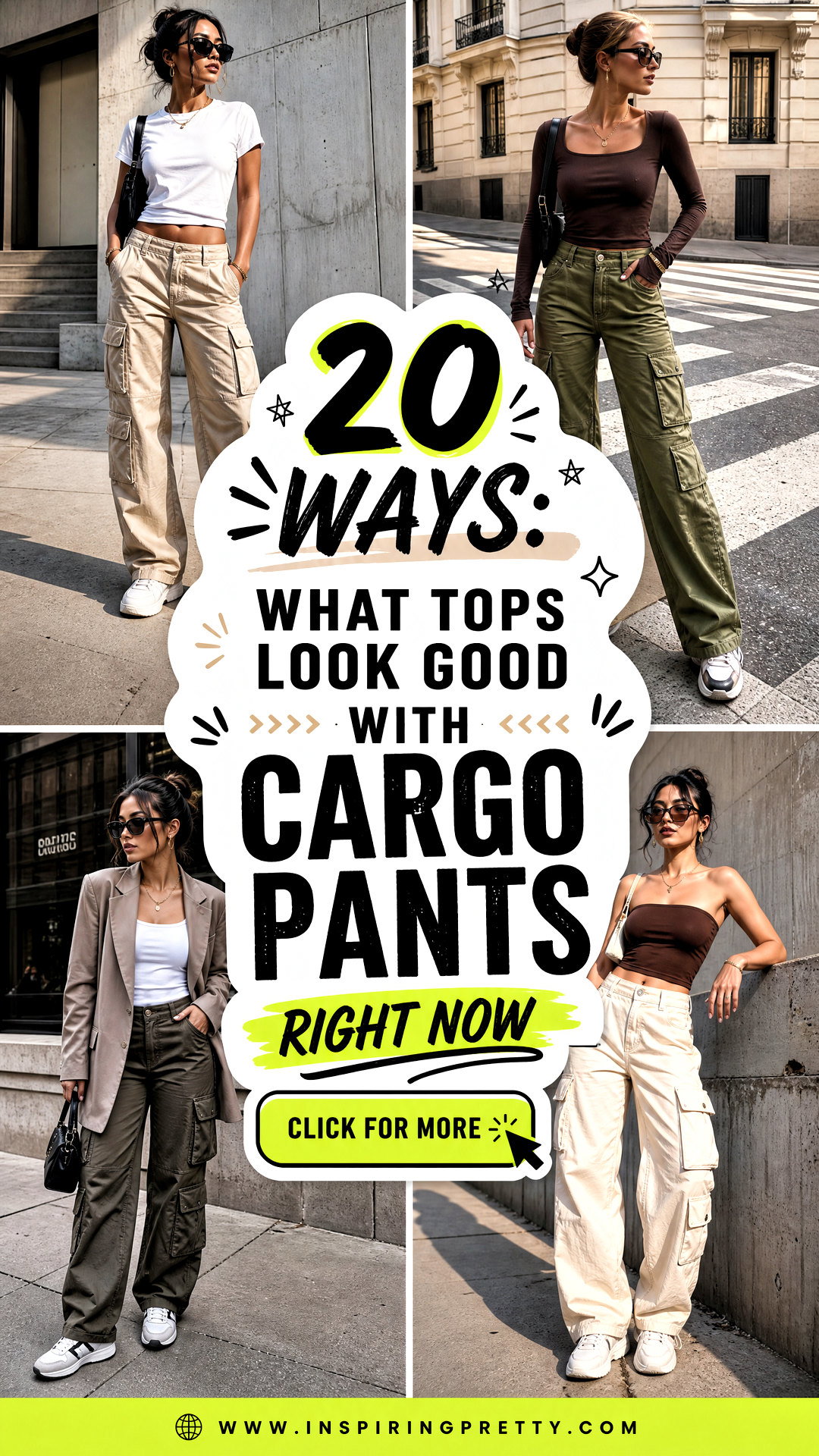 20 Ways What Tops Look Good With Cargo Pants Right Now - 20 Ways: What Tops Look Good With Cargo Pants Right Now