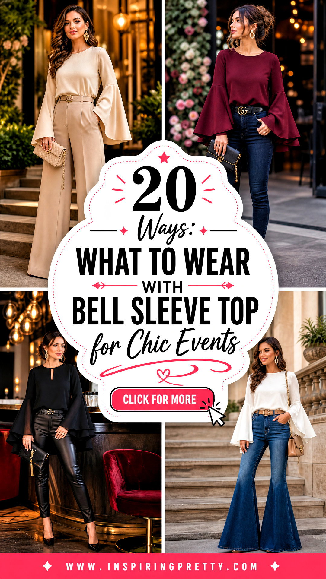 20 Ways What to Wear With Bell Sleeve Top for Chic Events - 20 Ways: What to Wear With Bell Sleeve Top for Chic Events