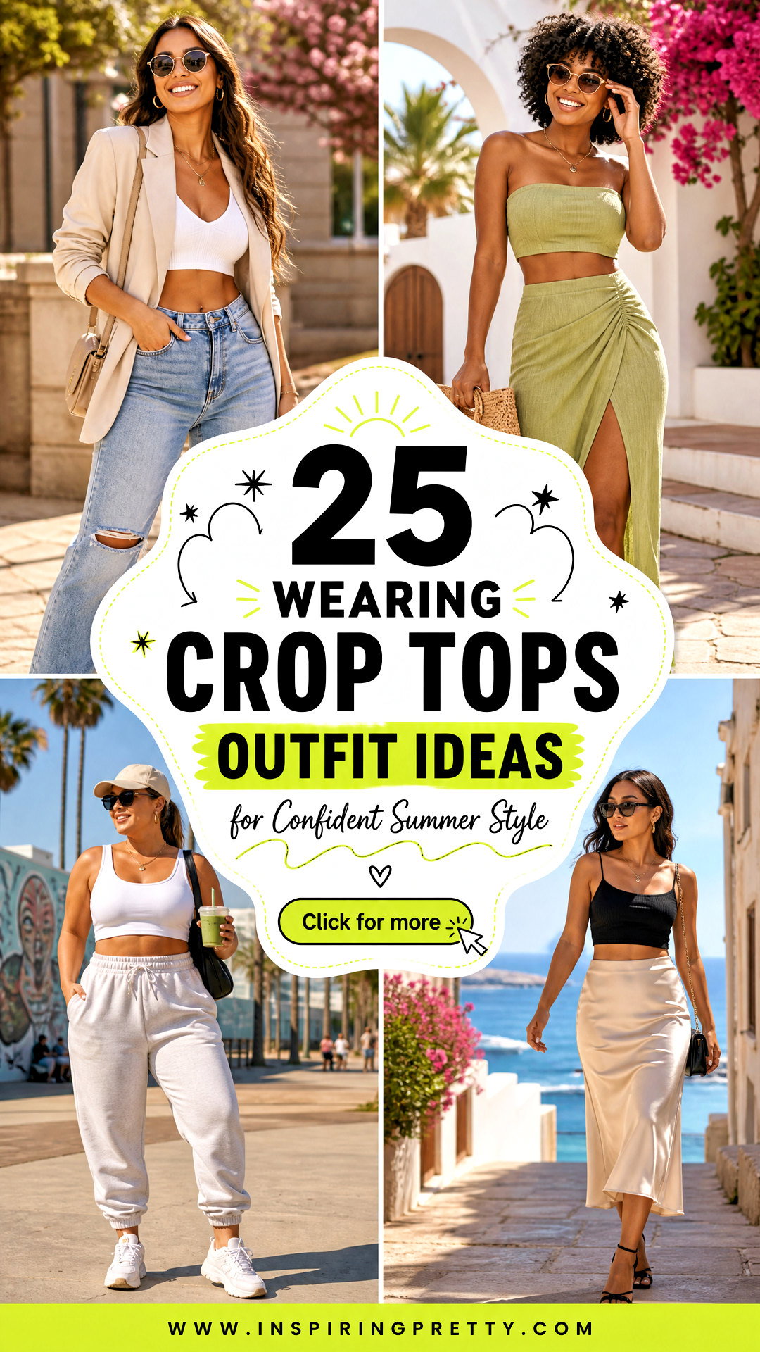 25 Wearing Crop Tops Outfit Ideas for Confident Summer Style - 25 Wearing Crop Tops Outfit Ideas for Confident Summer Style