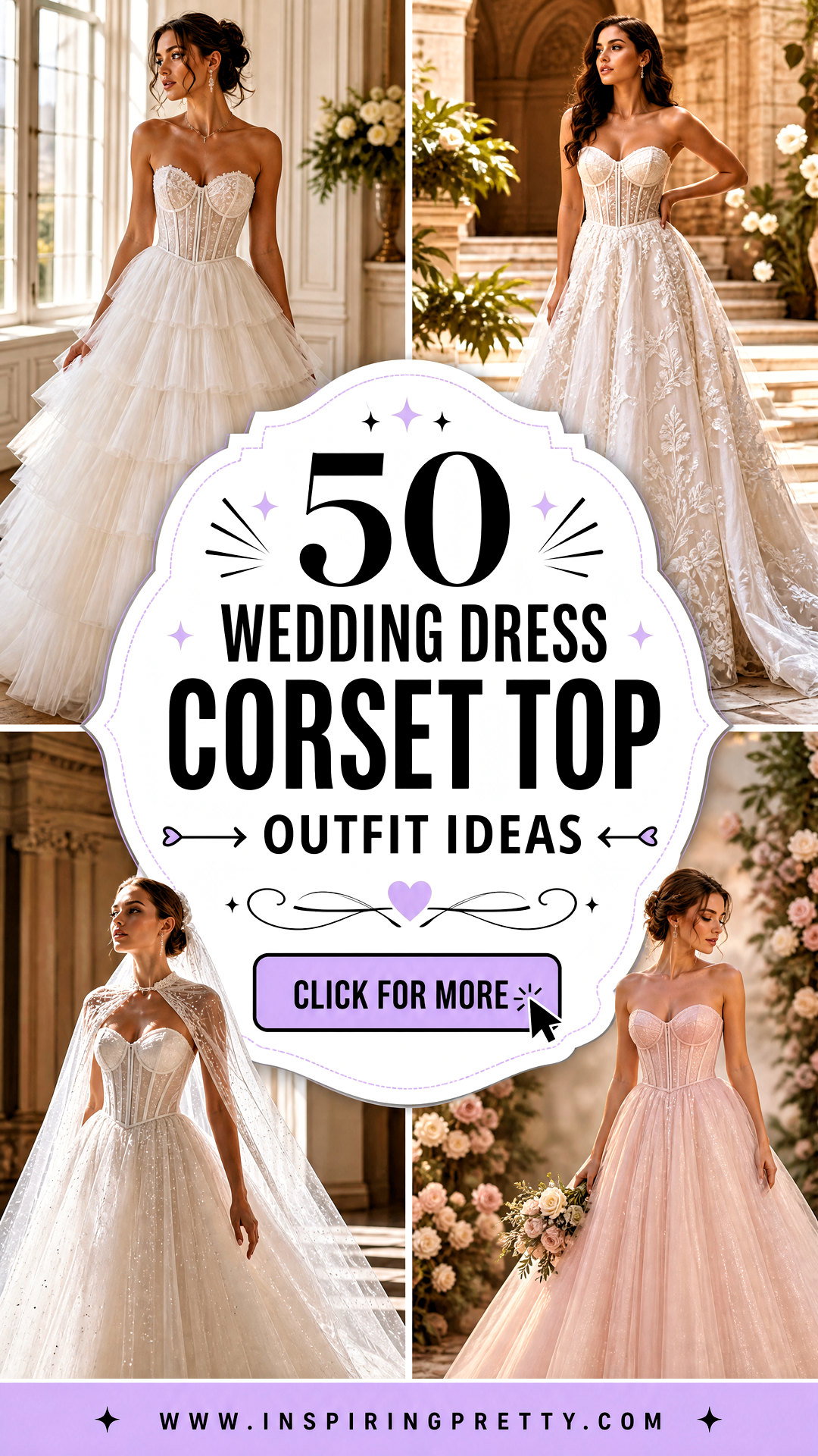 50 Wedding Dress Corset Top Outfit Ideas for Modern Brides - 50 Wedding Dress Corset Top Outfit Ideas for Modern Brides