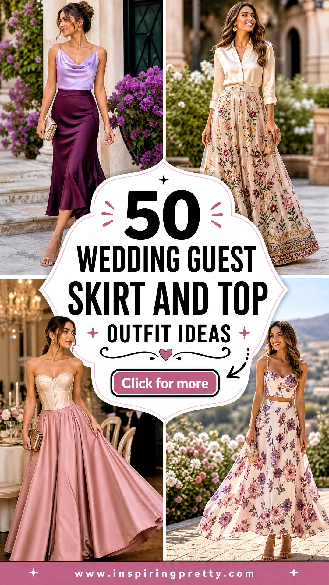 50 Wedding Guest Skirt and Top Outfit Ideas for Chic Celebrations - 50 Wedding Guest Skirt and Top Outfit Ideas for Chic Celebrations