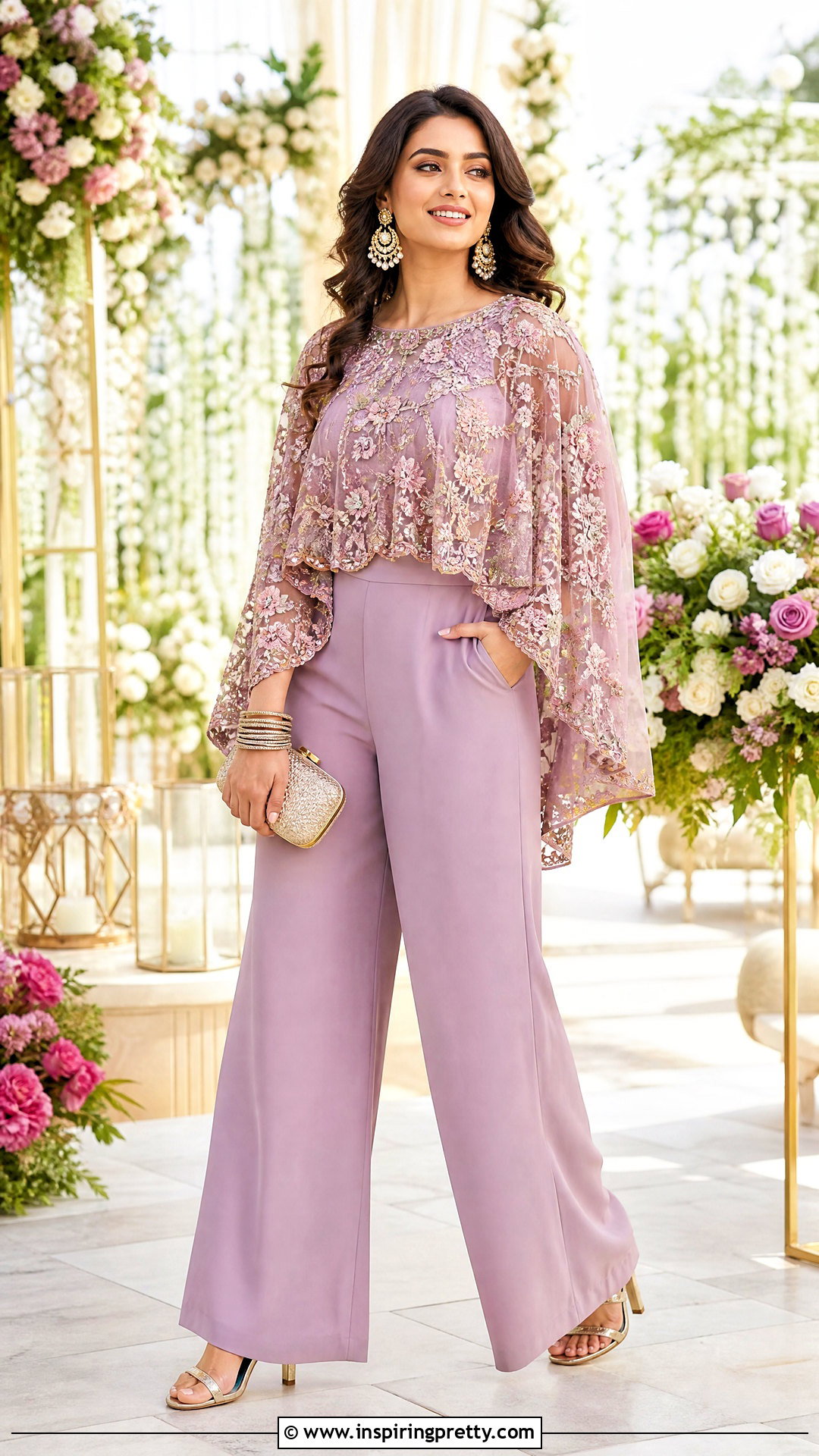 Wedding Guest Top With Plazo - 50 plazo top designs