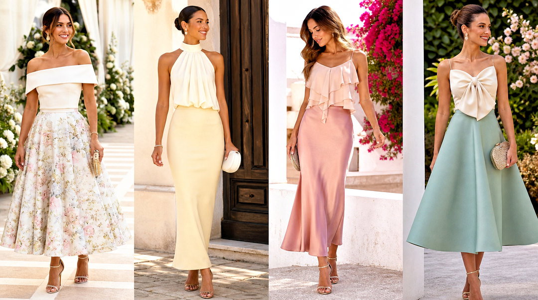 20 Wedding Top and Skirt Outfit Ideas for Modern Brides