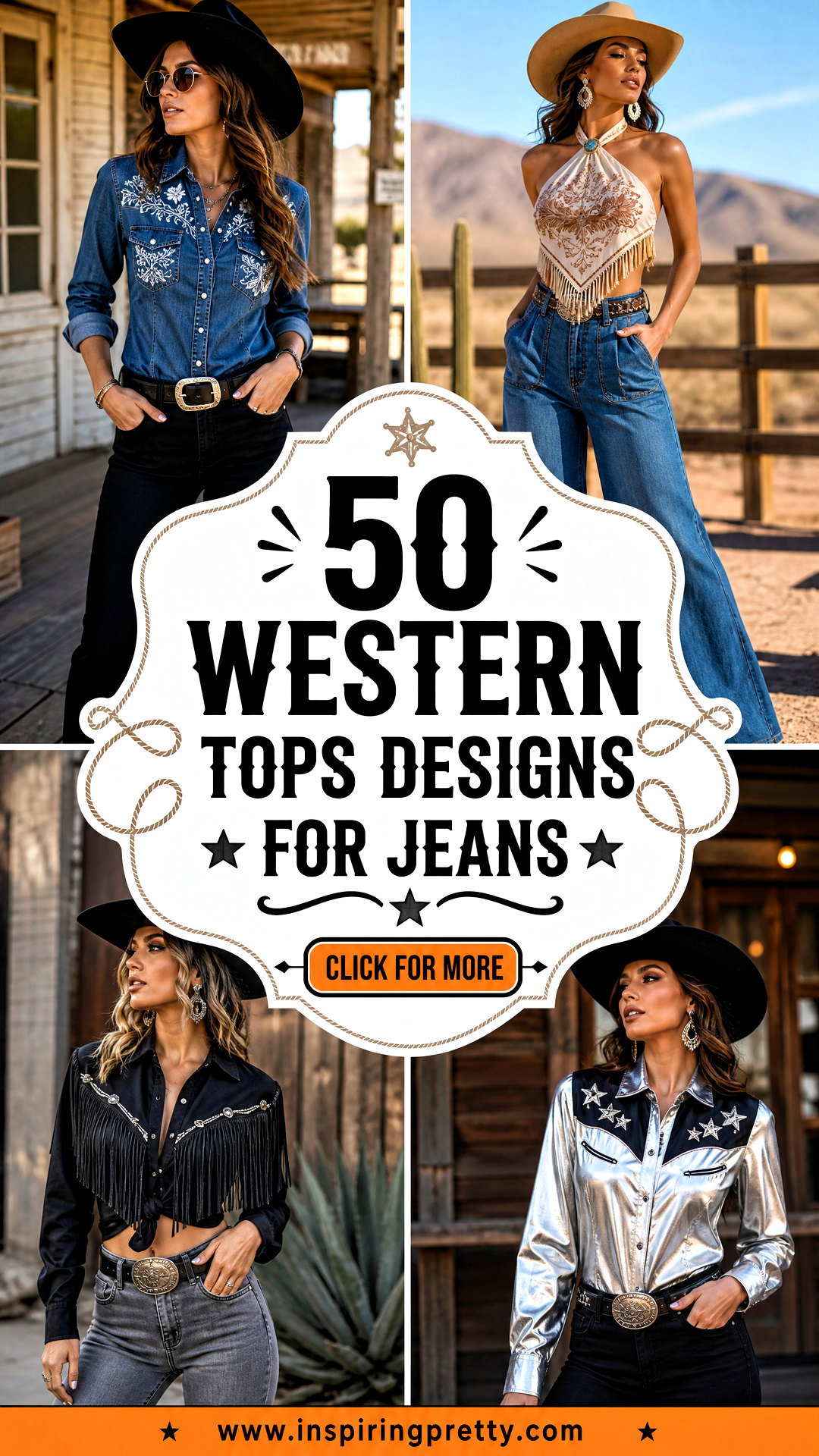 50 Western Tops Designs for Jeans Fresh Looks for Every Day - 50 Western Tops Designs for Jeans: Fresh Looks for Every Day