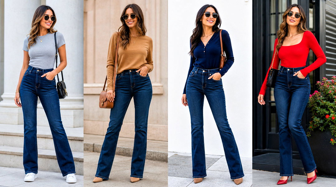 What Color Top Goes With Dark Blue Jeans: 20 Chic Outfit Pairings