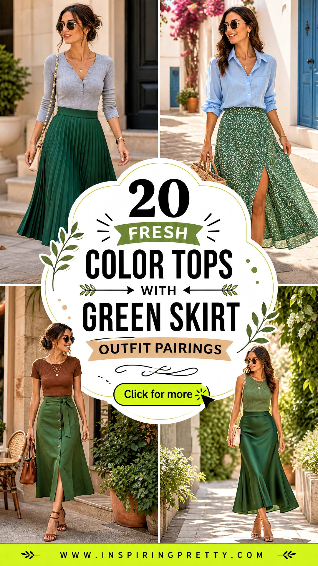 What Color Top Goes With Green Skirt 20 Fresh Outfit Pairings - What Color Top Goes With Green Skirt: 20 Fresh Outfit Pairings