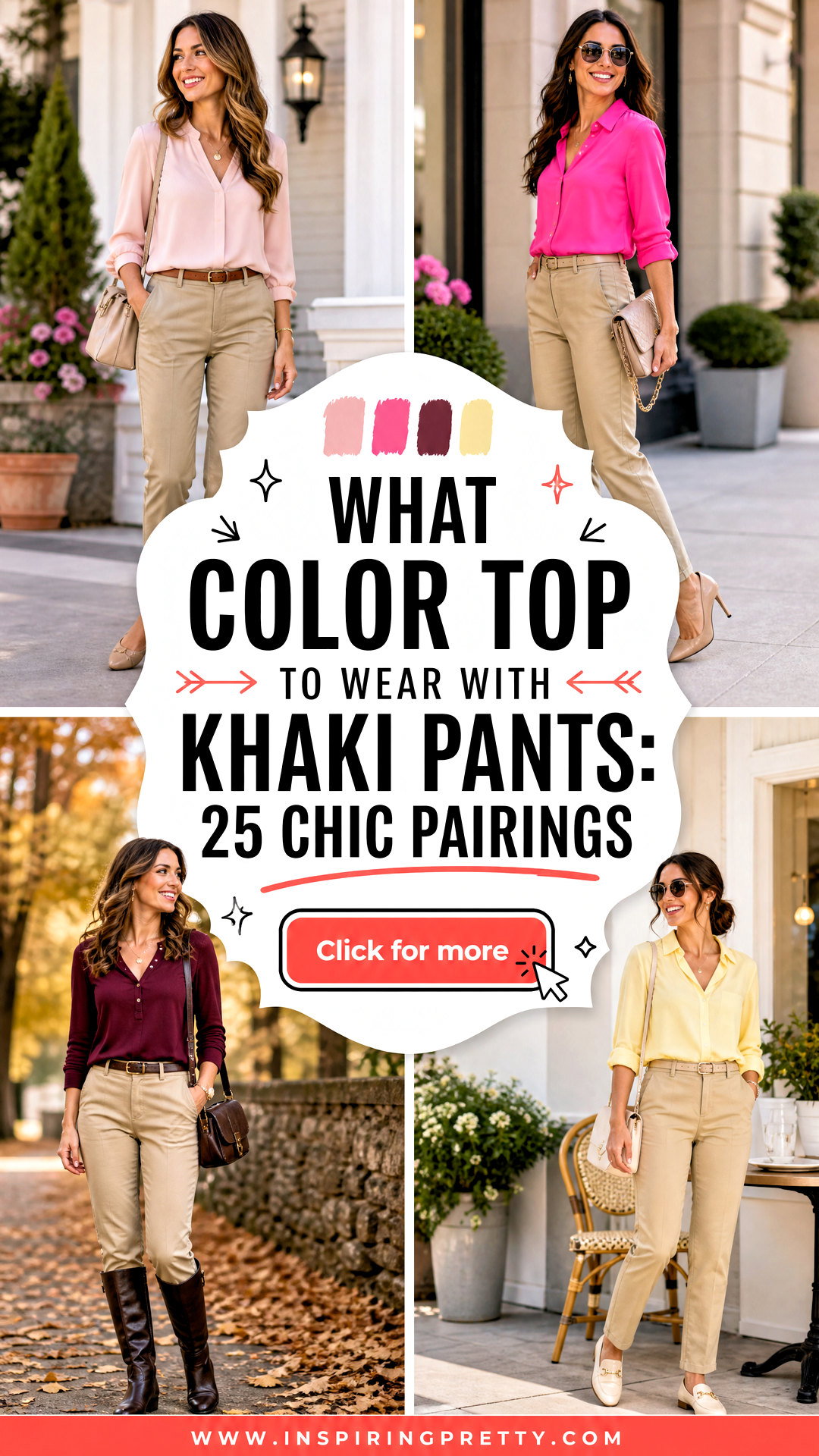 What Color Top to Wear With Khaki Pants 25 Chic Pairings - What Color Top to Wear With Khaki Pants: 25 Chic Pairings