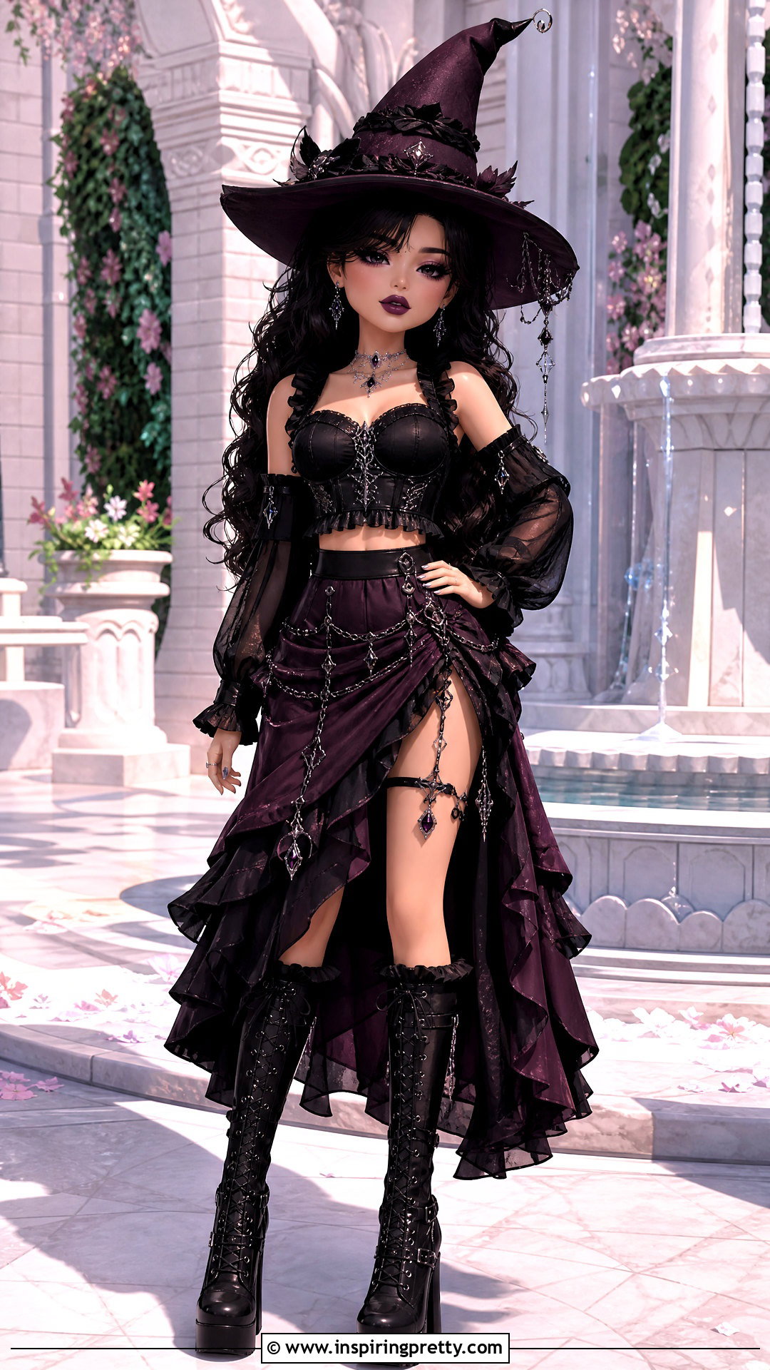 Whimsy Witch Crop Top Outfit - how to make a crop top in royale high (20 ways)