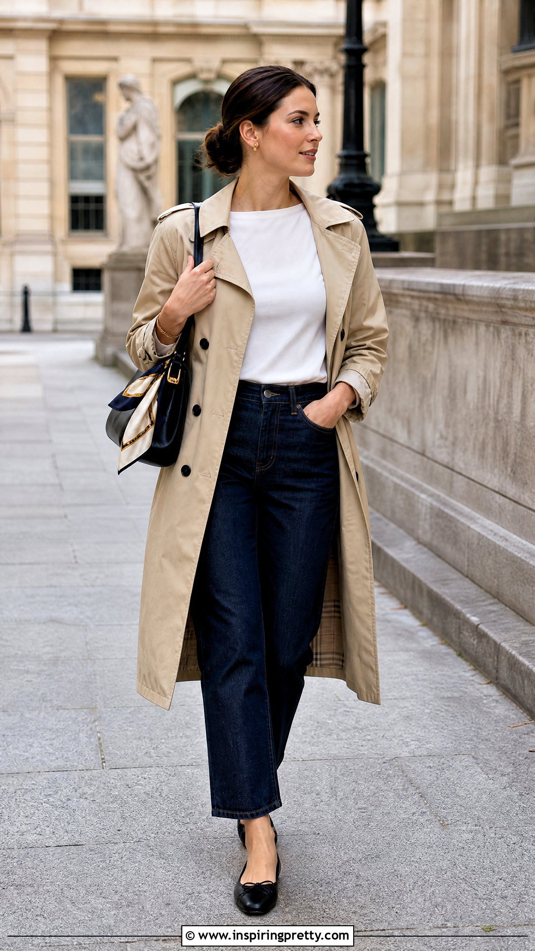 White Boatneck Top With Cropped Jeans - 50 white tops for women