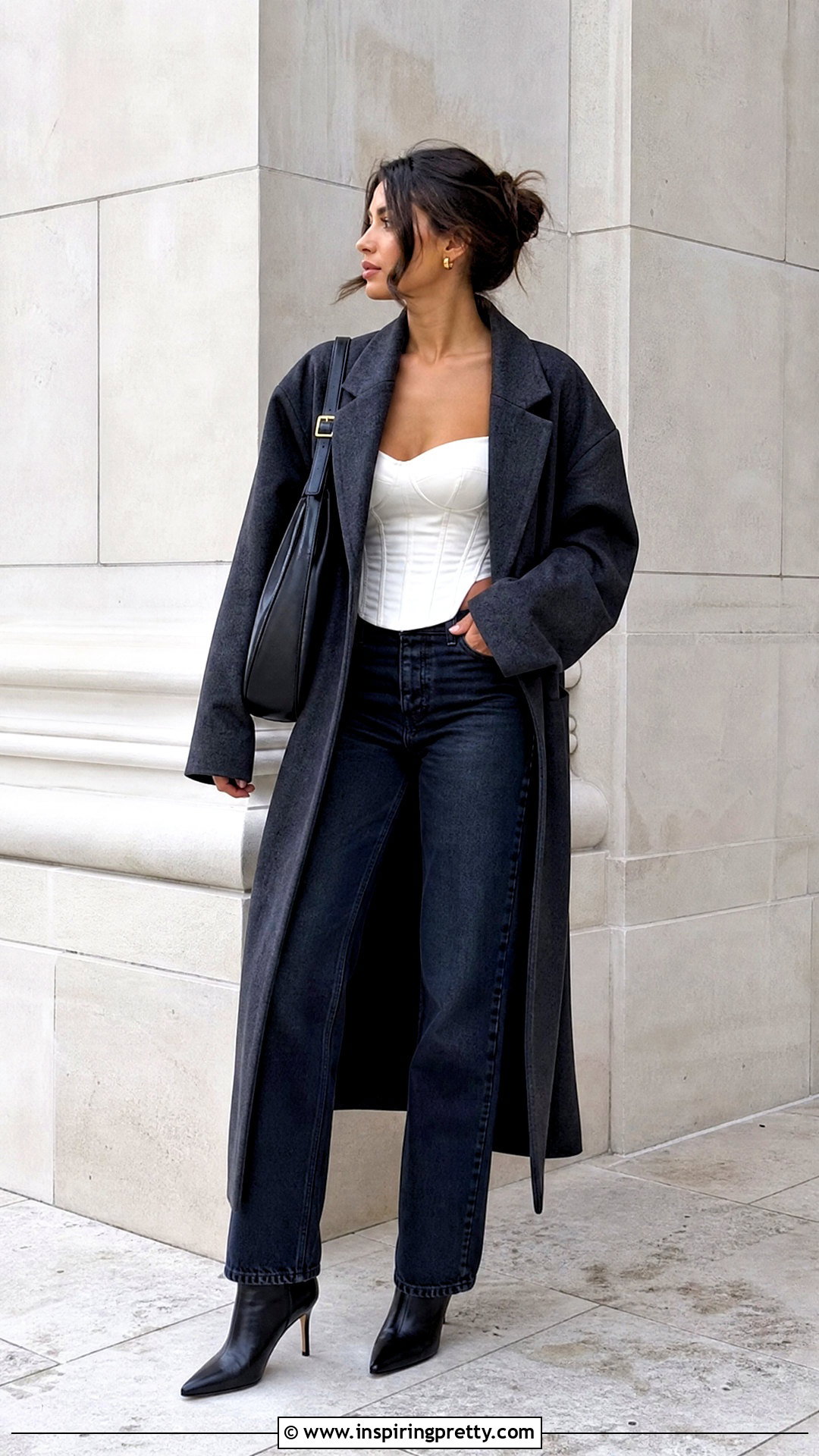 White Corset Top With Boots And Jeans - 50 white corset top outfit ideas