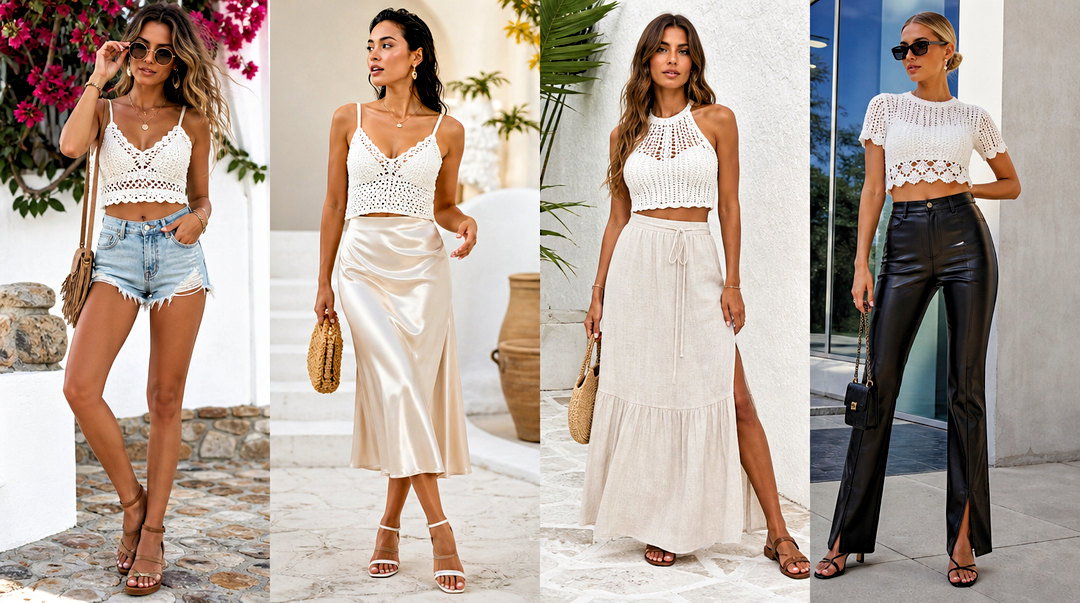 20 White Crochet Top on Mannequin Ideas for Boutique Style