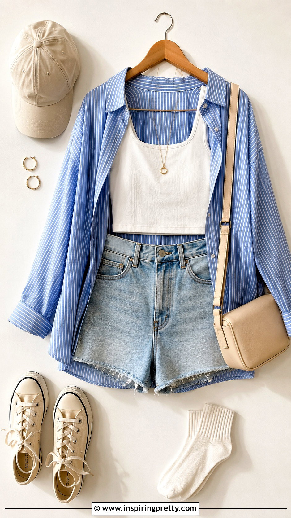 White Crop Top And Denim Shorts On Hanger - 20 white crop top on hanger ideas