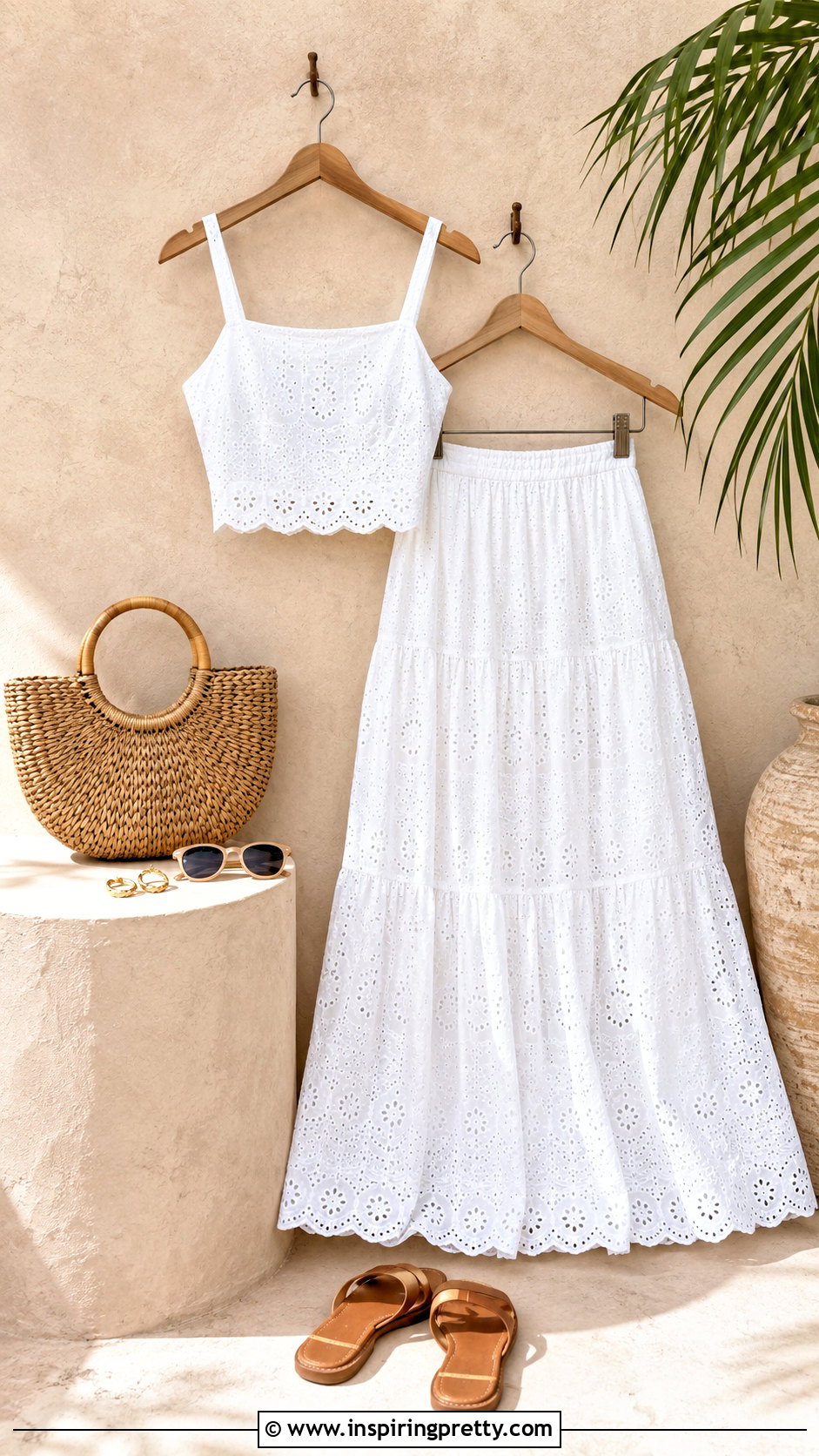 White Crop Top And Matching White Skirt On Hanger - 20 white crop top on hanger ideas