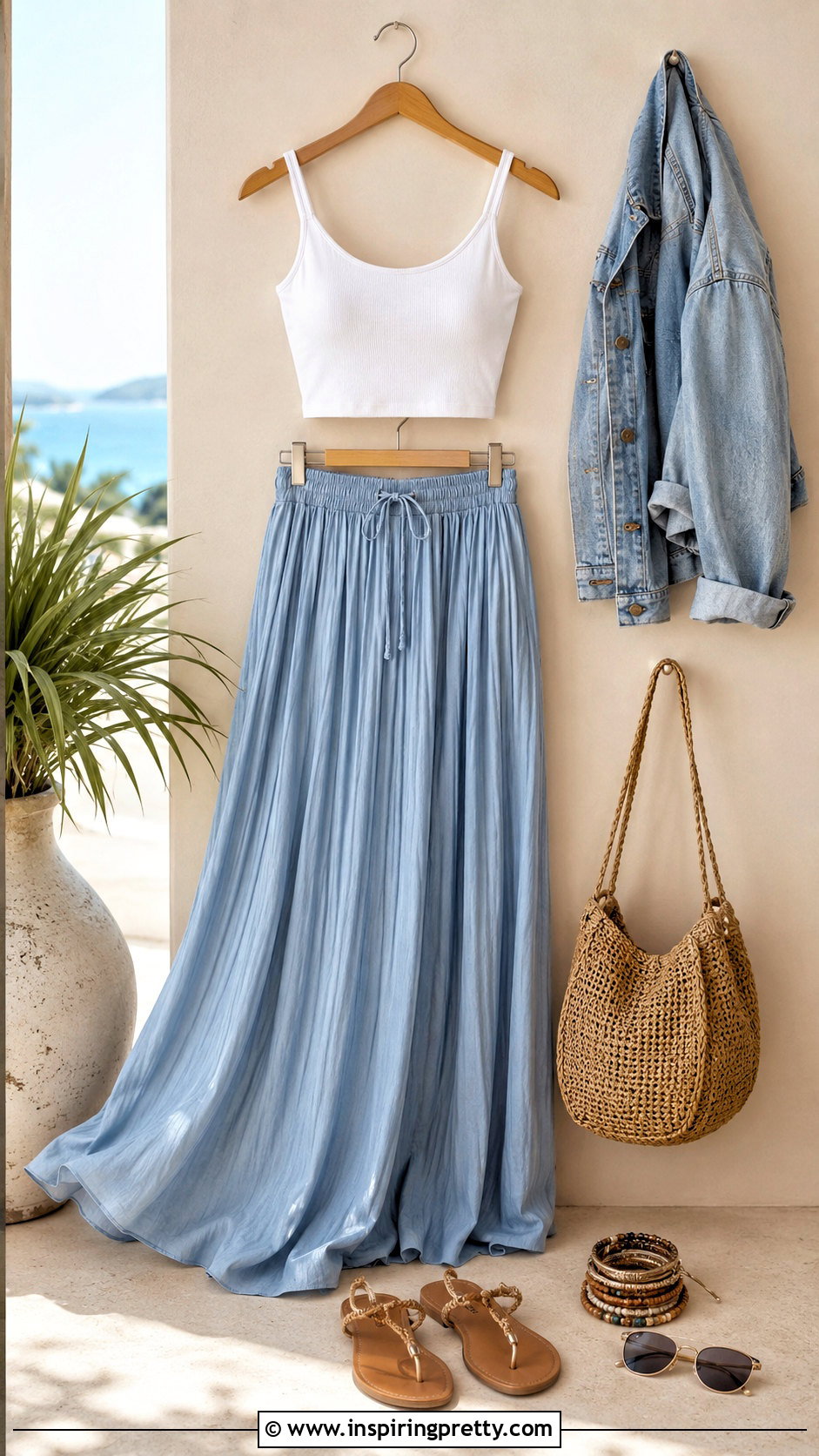 White Crop Top And Maxi Skirt On Hanger - 20 white crop top on hanger ideas