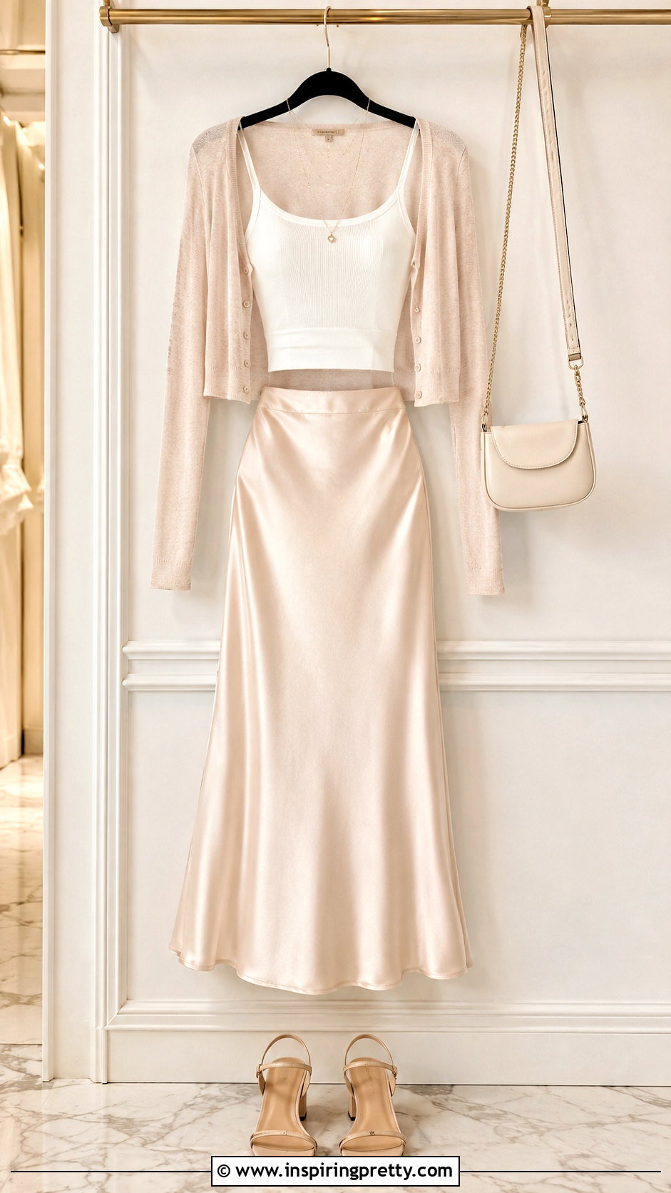 White Crop Top And Satin Midi Skirt On Hanger - 20 white crop top on hanger ideas