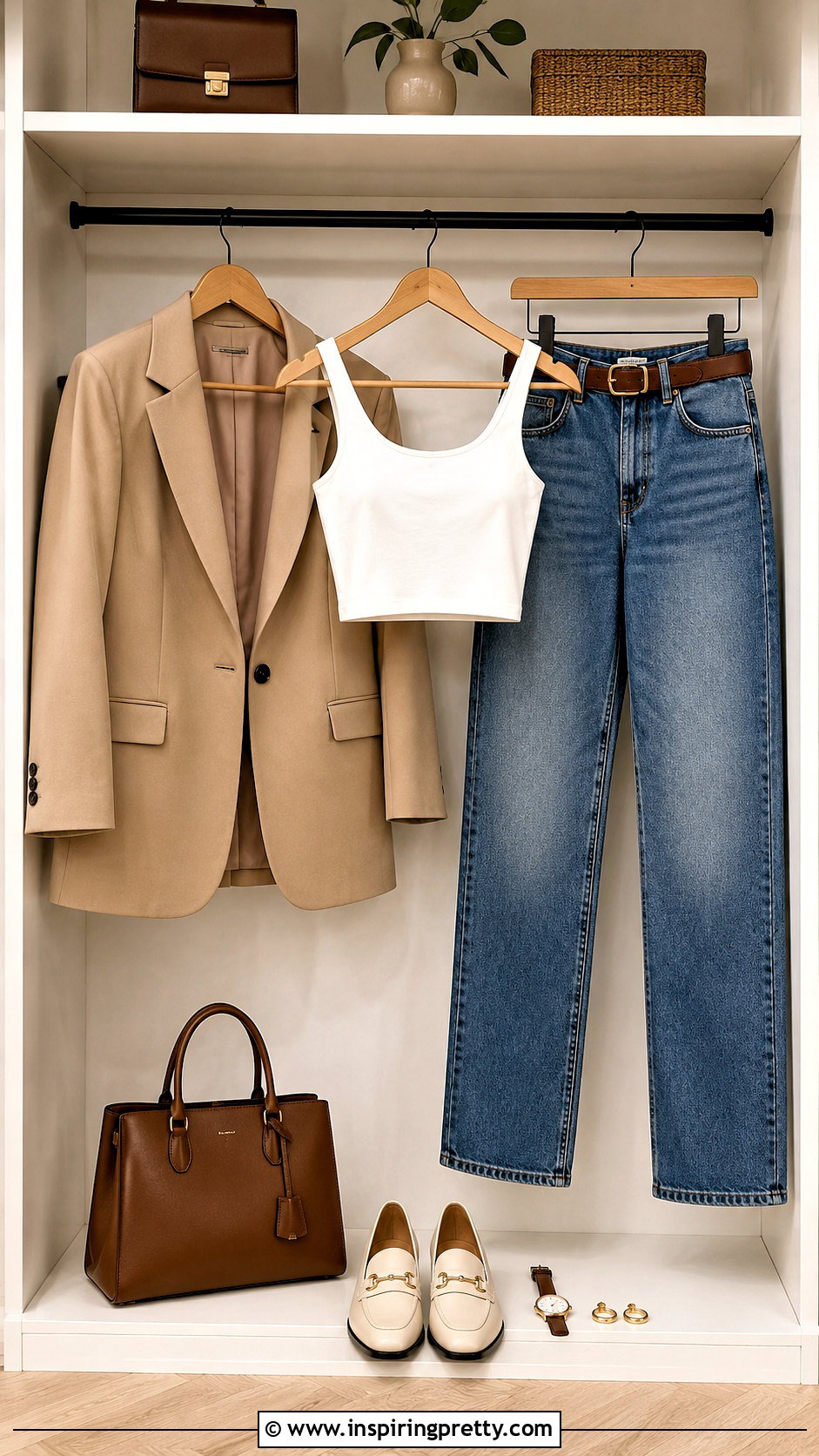 White Crop Top Blazer And Jeans On Hanger - 20 white crop top on hanger ideas