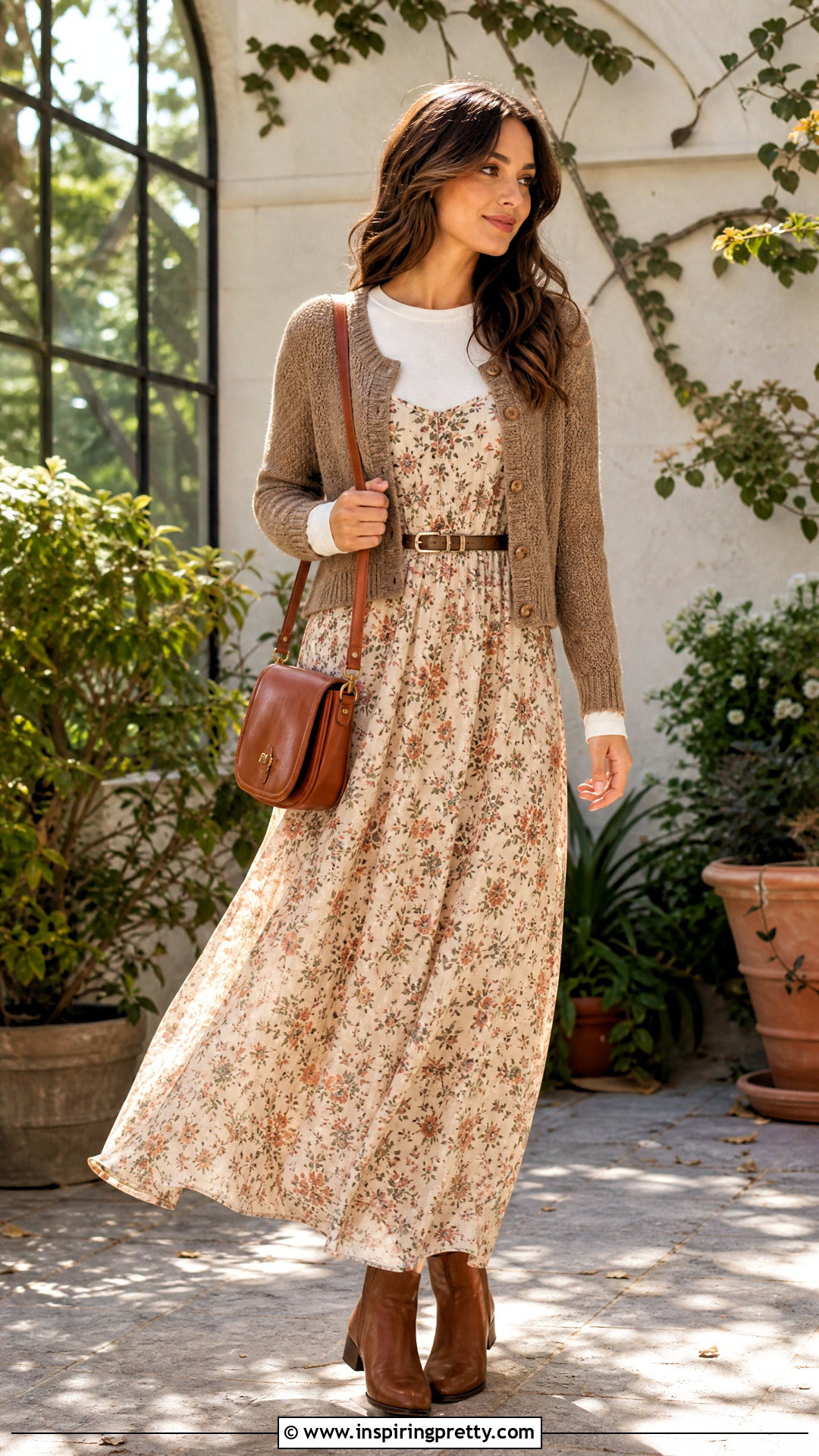 White Full Sleeve Top Under Sleeveless Maxi Dress - 50 white full sleeve top outfit ideas