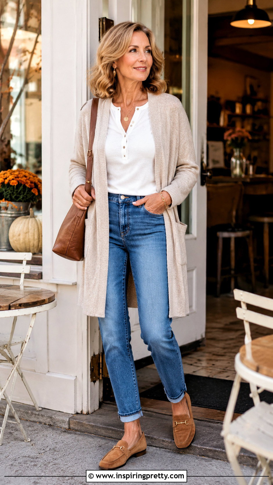 White Henley Top With Cargo Pants - 50 white henley top outfit ideas