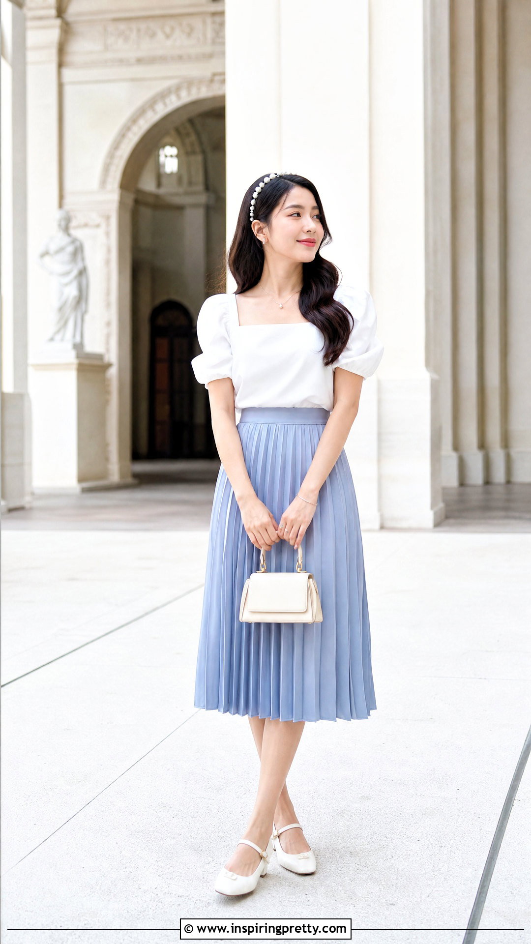 White Puff Sleeve Blouse Princess Aesthetic Outfit - 20 princess aesthetic outfits shirts & tops