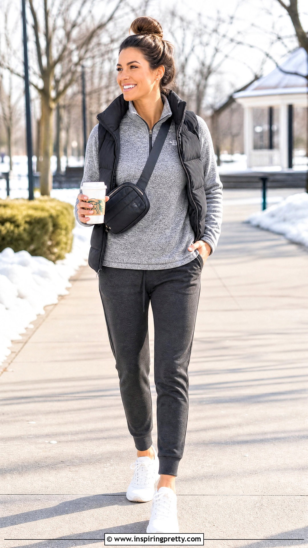 White Stag Fleece Top With Joggers - 20 White Stag Tops outfit ideas