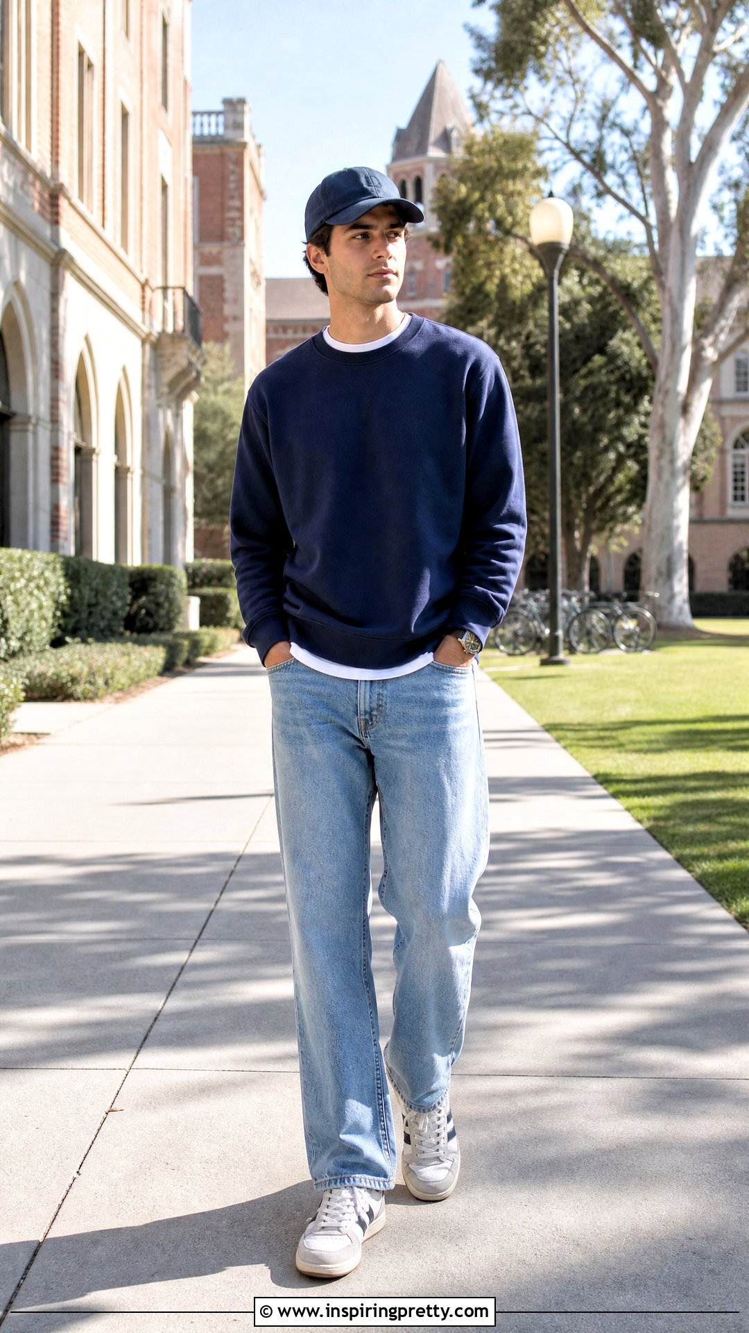 White Tank Top With A Crewneck Sweatshirt - 50 white tank top outfit men