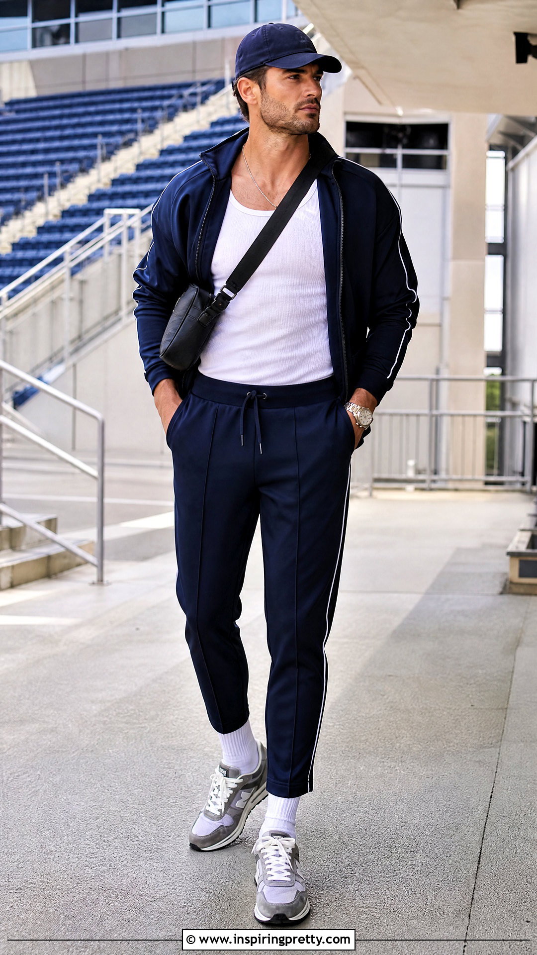 White Tank Top With A Tracksuit - 50 white tank top outfit men