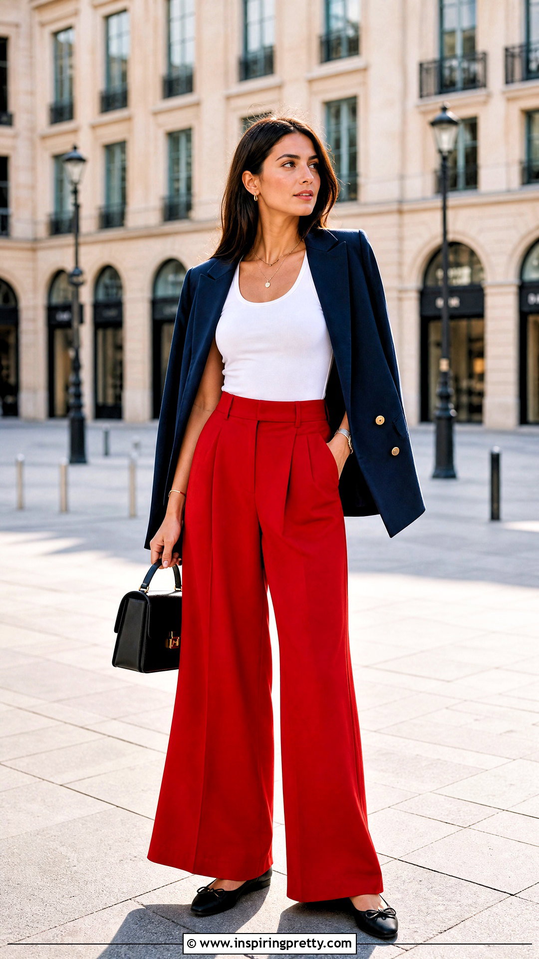 White Tank Top With Red Pants - 50 white tank top outfit aesthetic ideas