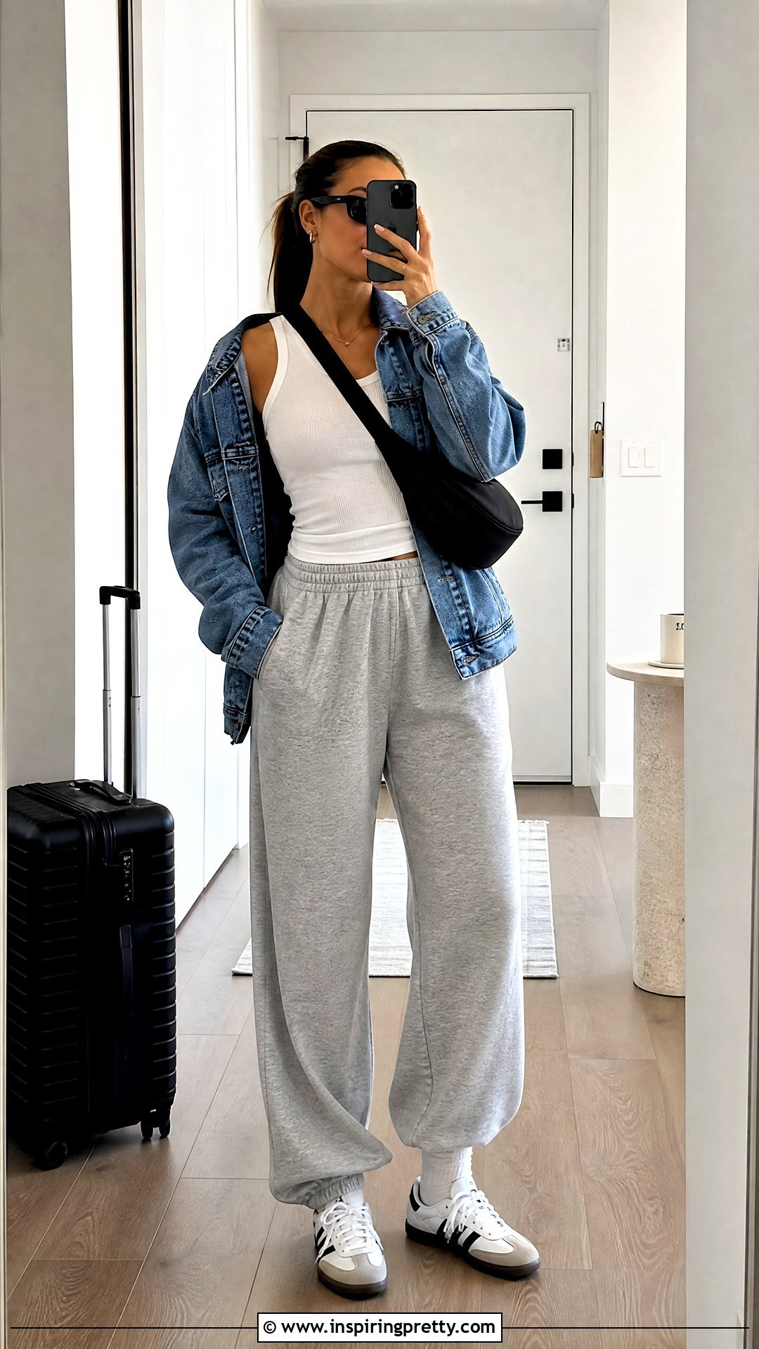 White Tank Top With Sweatpants - 20 cole sprouse tank top outfit ideas