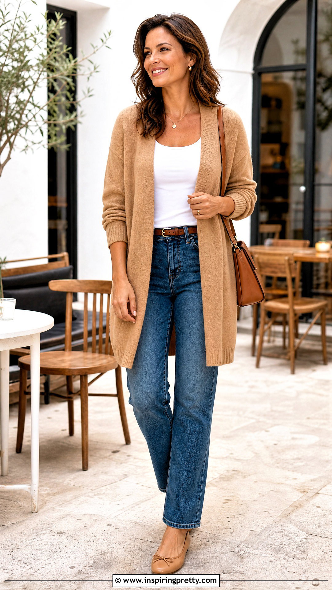White Tank Top With a Cardigan - 50 white tank top outfit aesthetic ideas