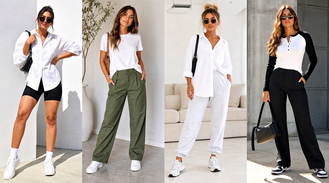 50 White Top Outfit Casual Ideas for Relaxed Everyday Style