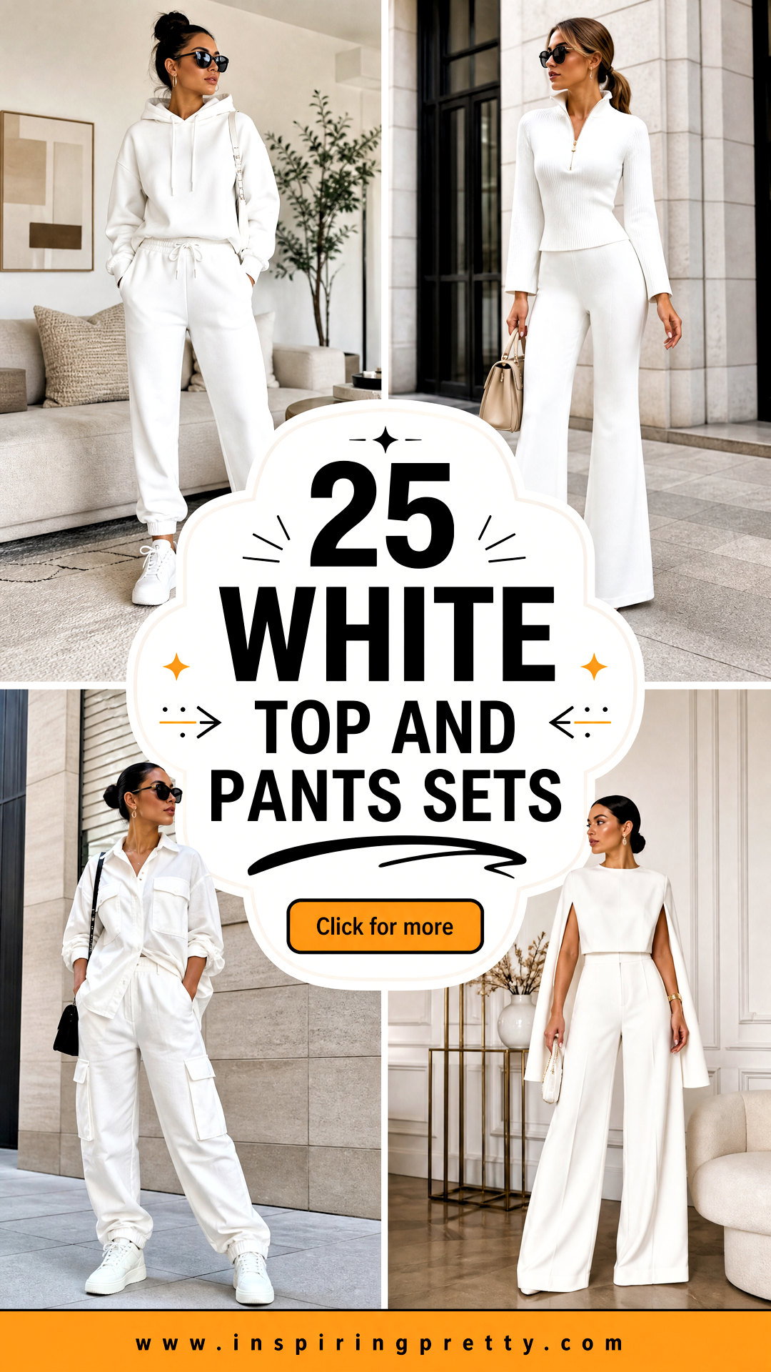 25 White Top and Pants Sets for Effortless Polished Style - 25 White Top and Pants Sets for Effortless Polished Style