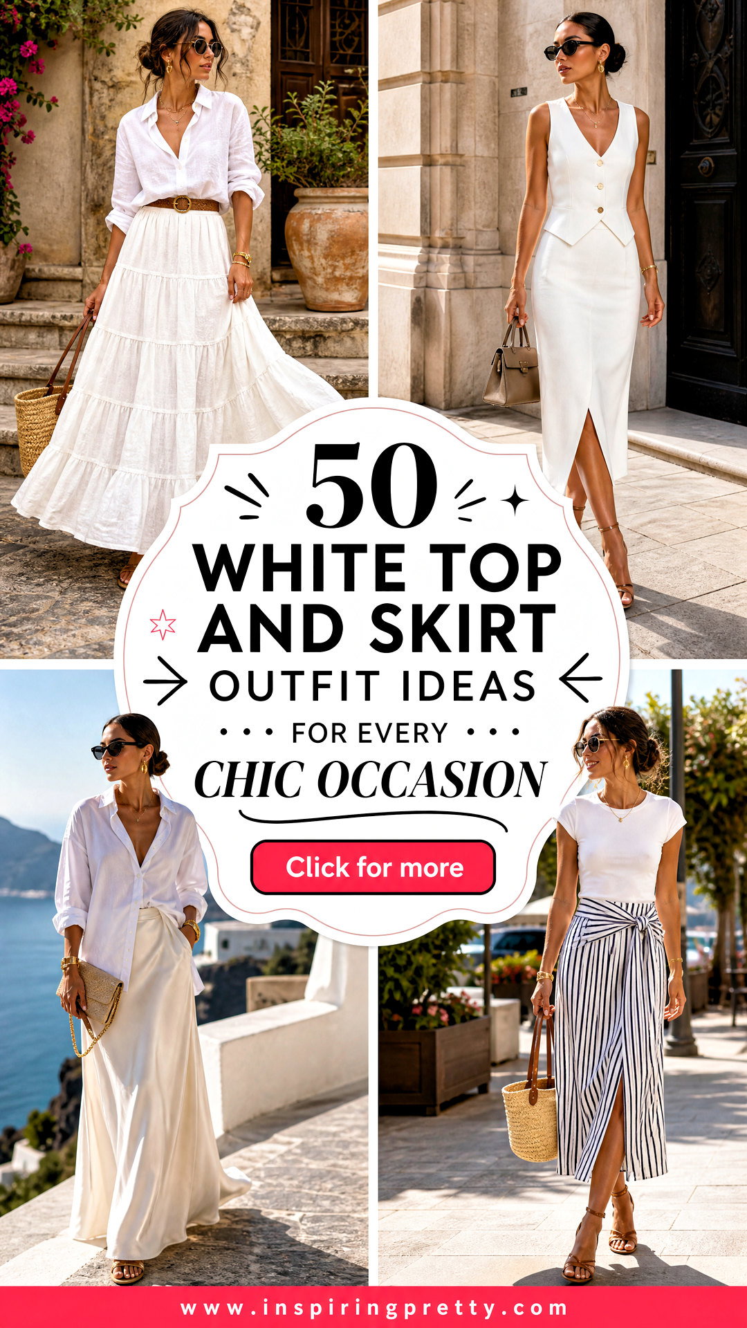 50 White Top and Skirt Outfit Ideas for Every Chic Occasion - 50 White Top and Skirt Outfit Ideas for Every Chic Occasion