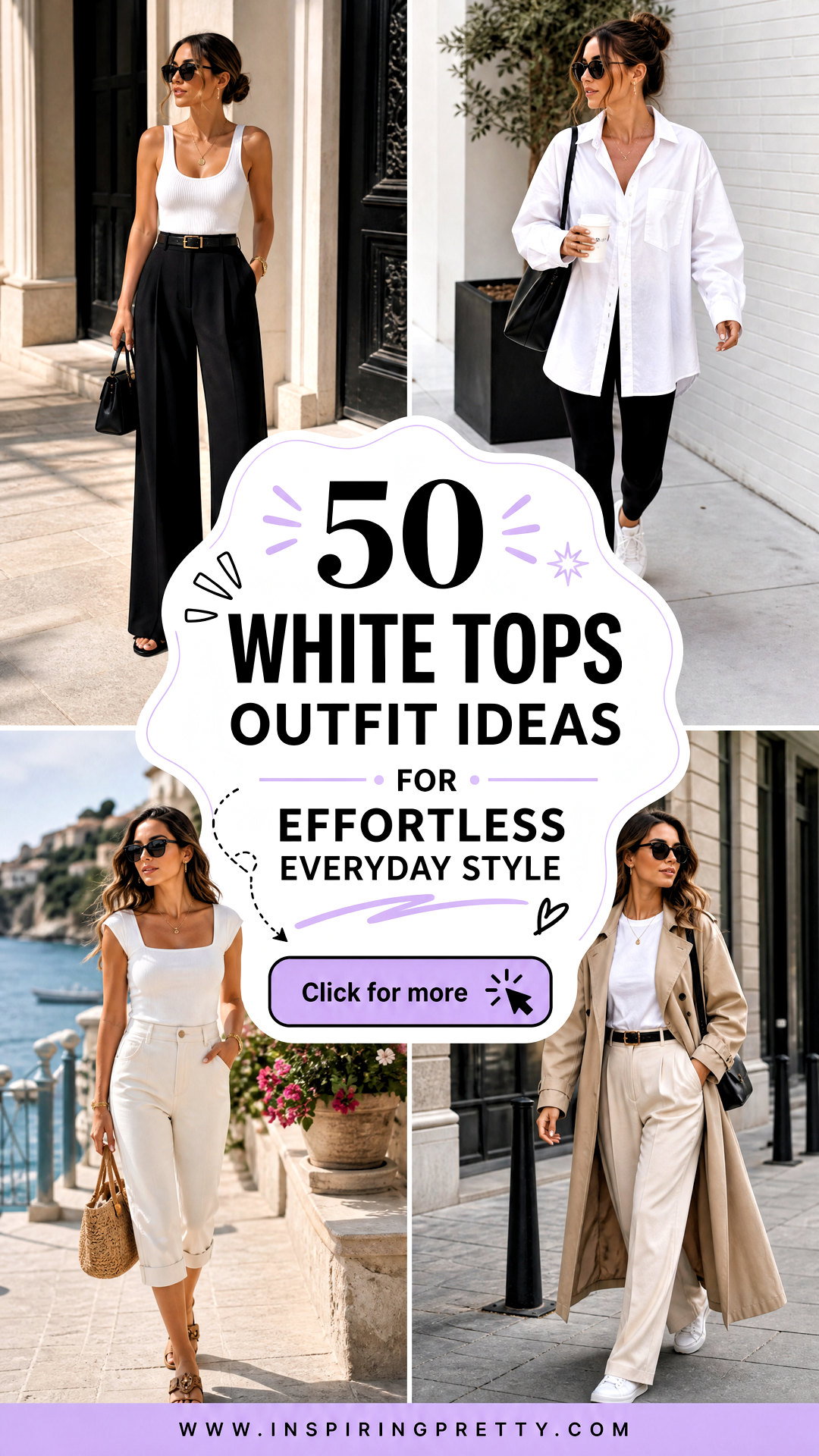 50 White Tops Outfit Ideas for Effortless Everyday Style - 50 White Tops Outfit Ideas for Effortless Everyday Style