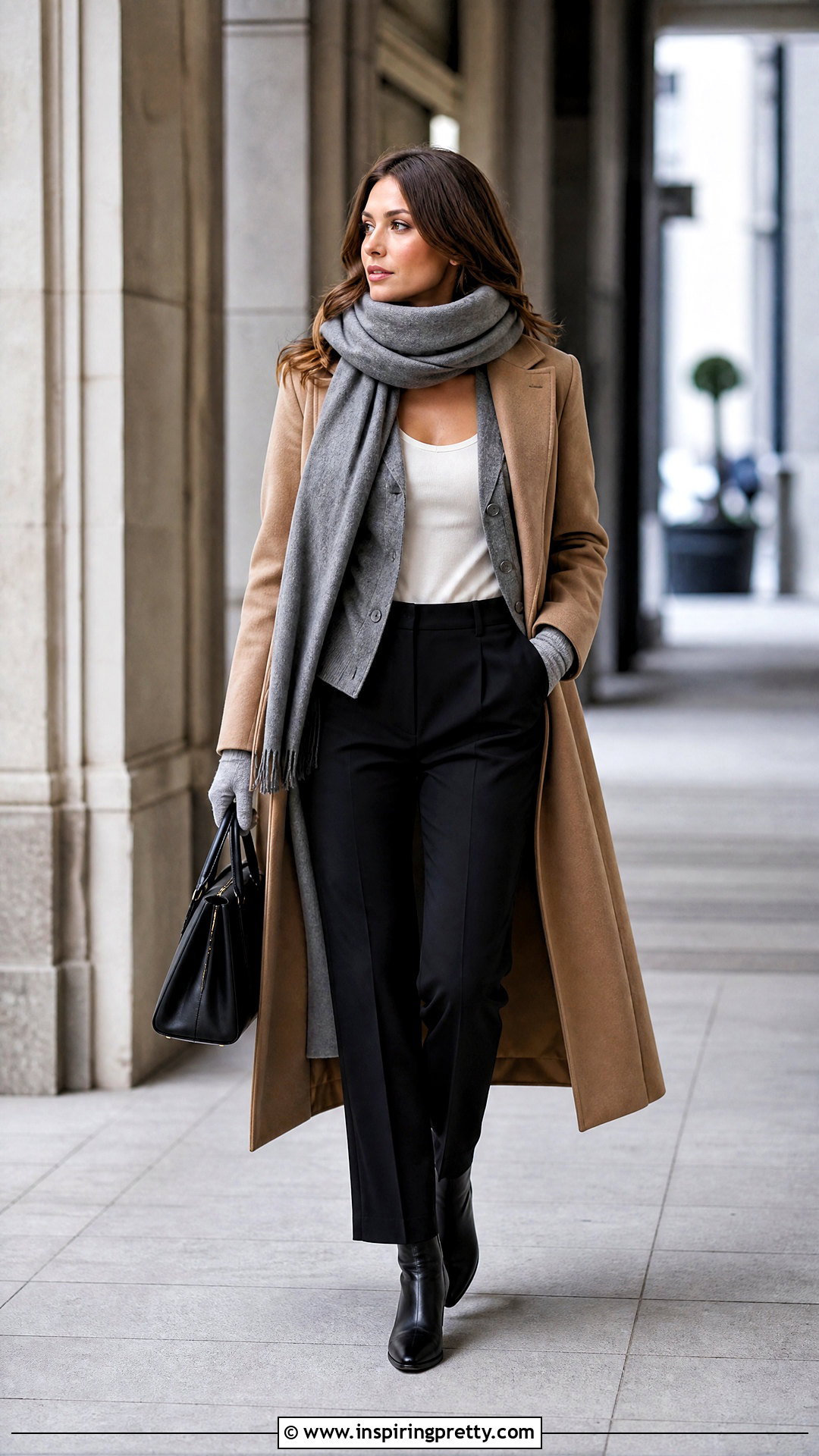 White Vest Top Winter Layered Outfit - 50 white vest top outfit ideas