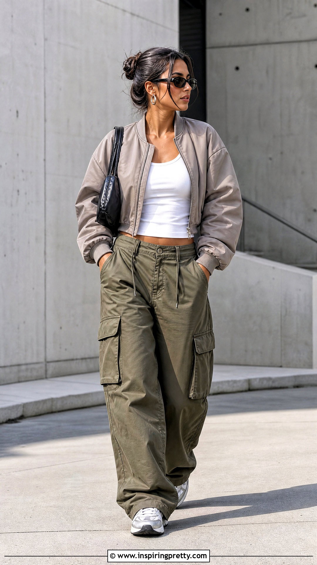 White Vest Top With Cargo Pants - 50 white vest top outfit ideas